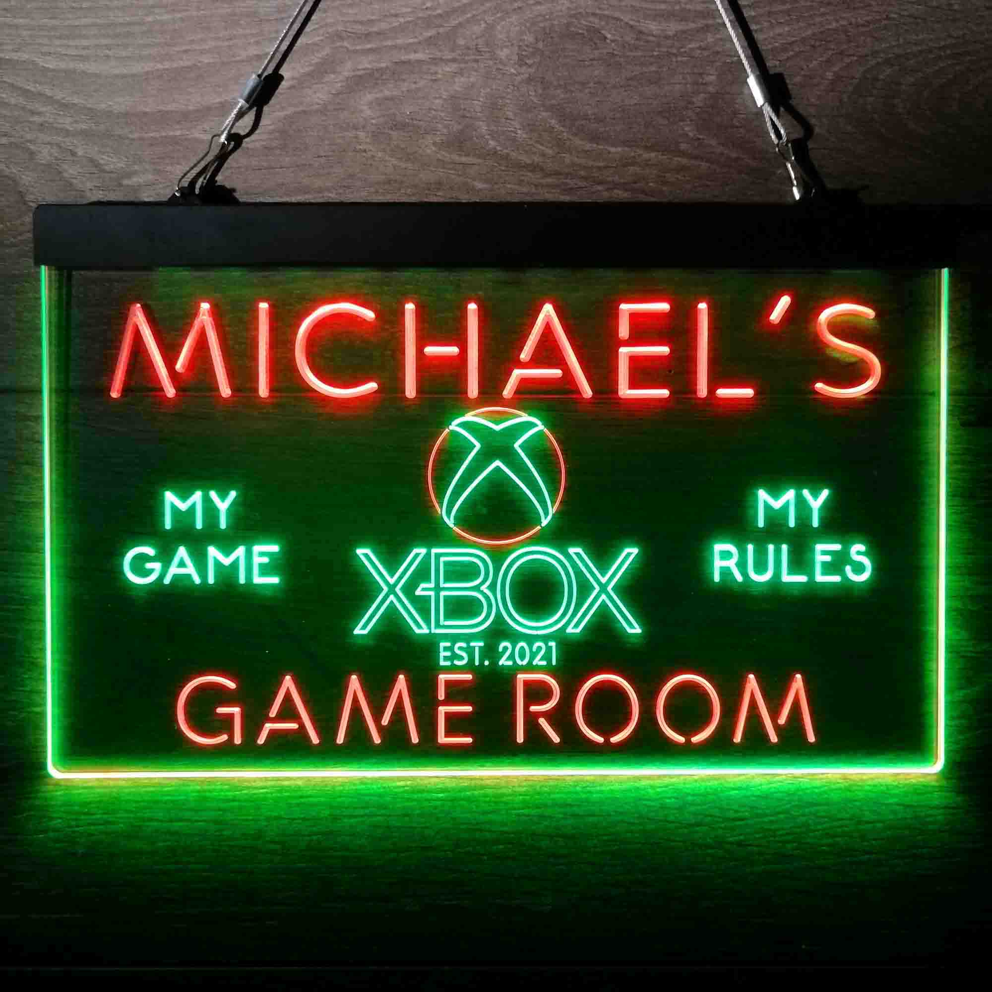 Custom Name XBOX Home Bar Neon LED Sign