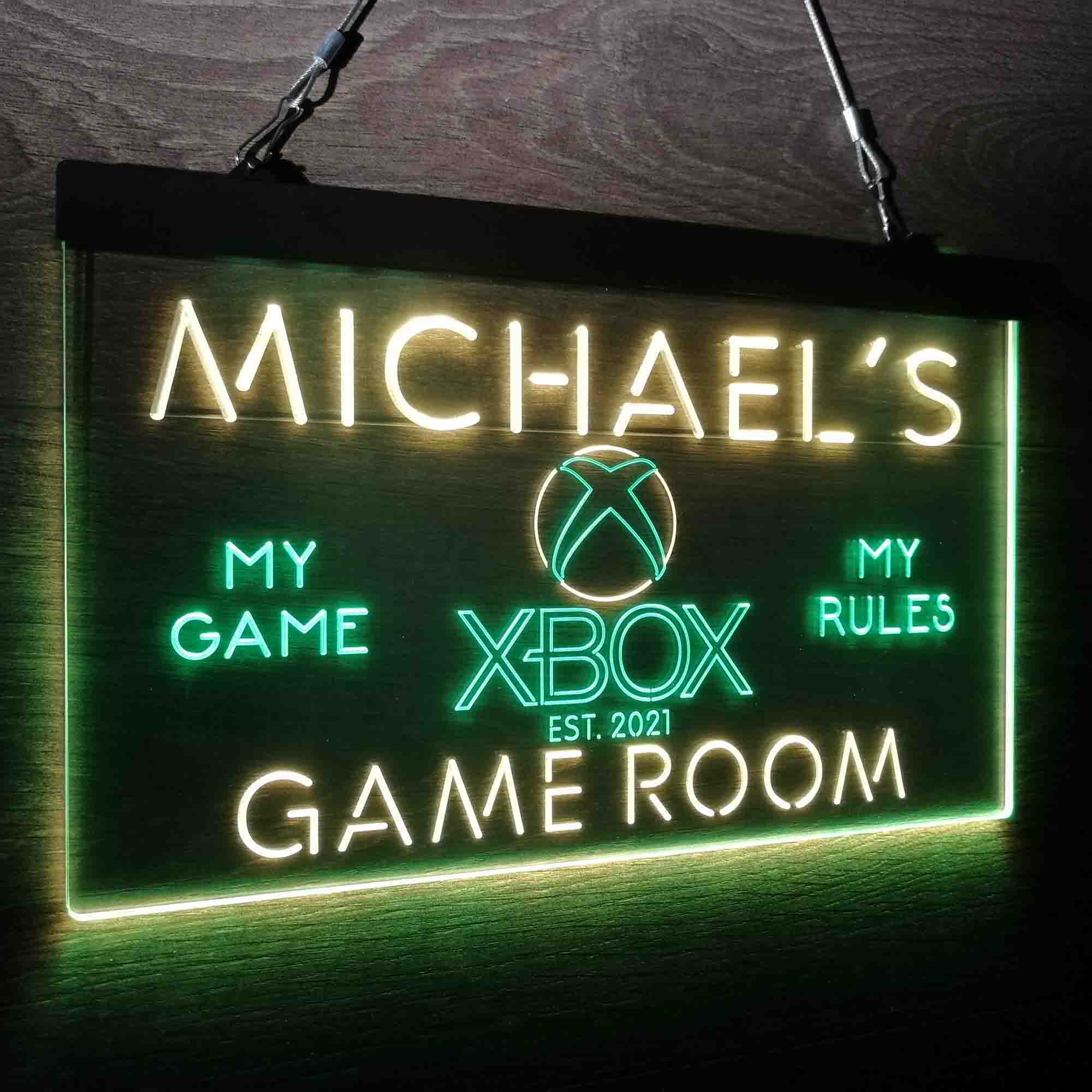 Custom Name XBOX Home Bar Neon LED Sign