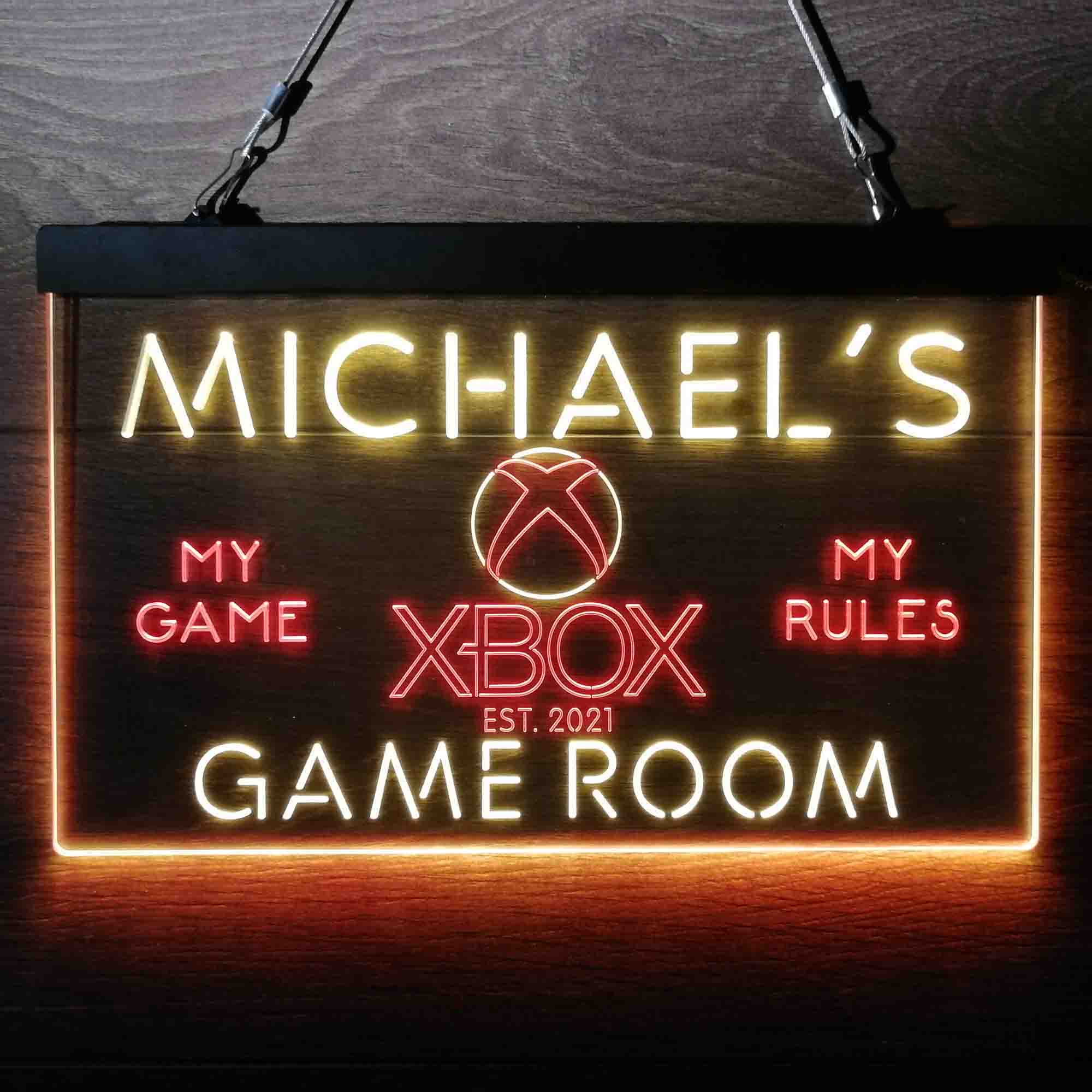 Custom Name XBOX Home Bar Neon LED Sign