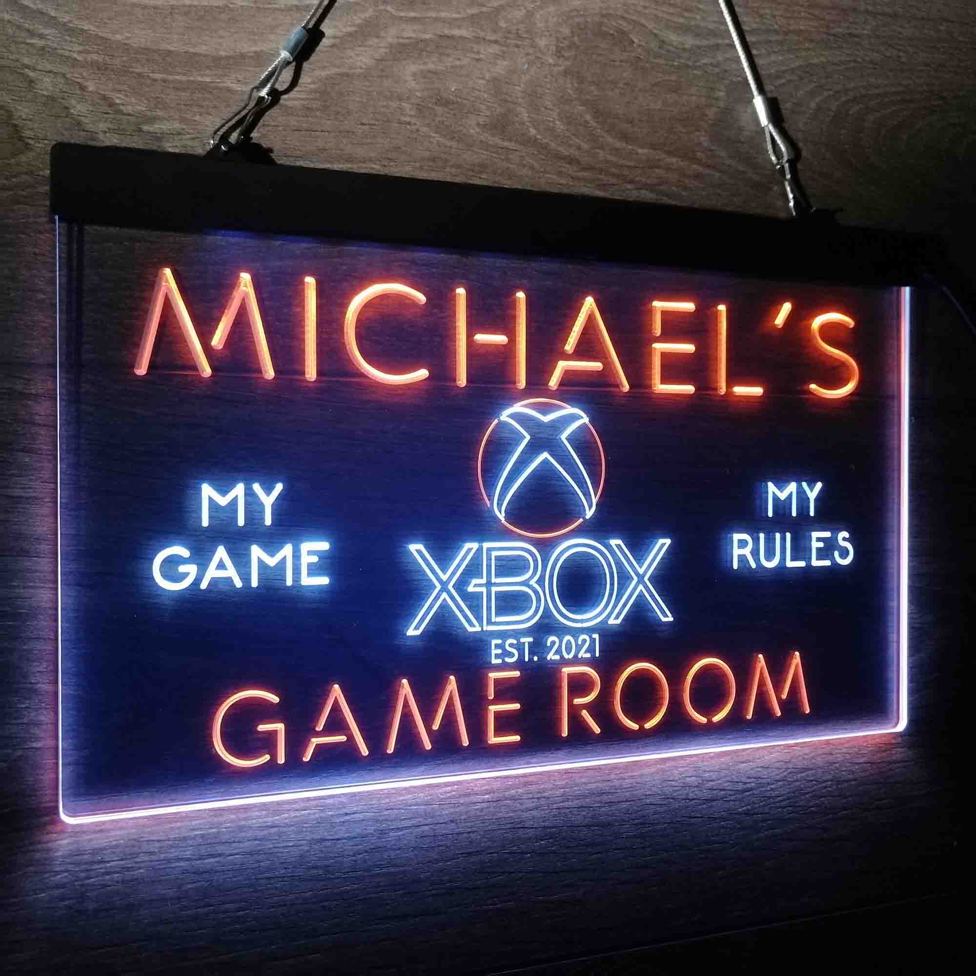 Custom Name XBOX Home Bar Neon LED Sign