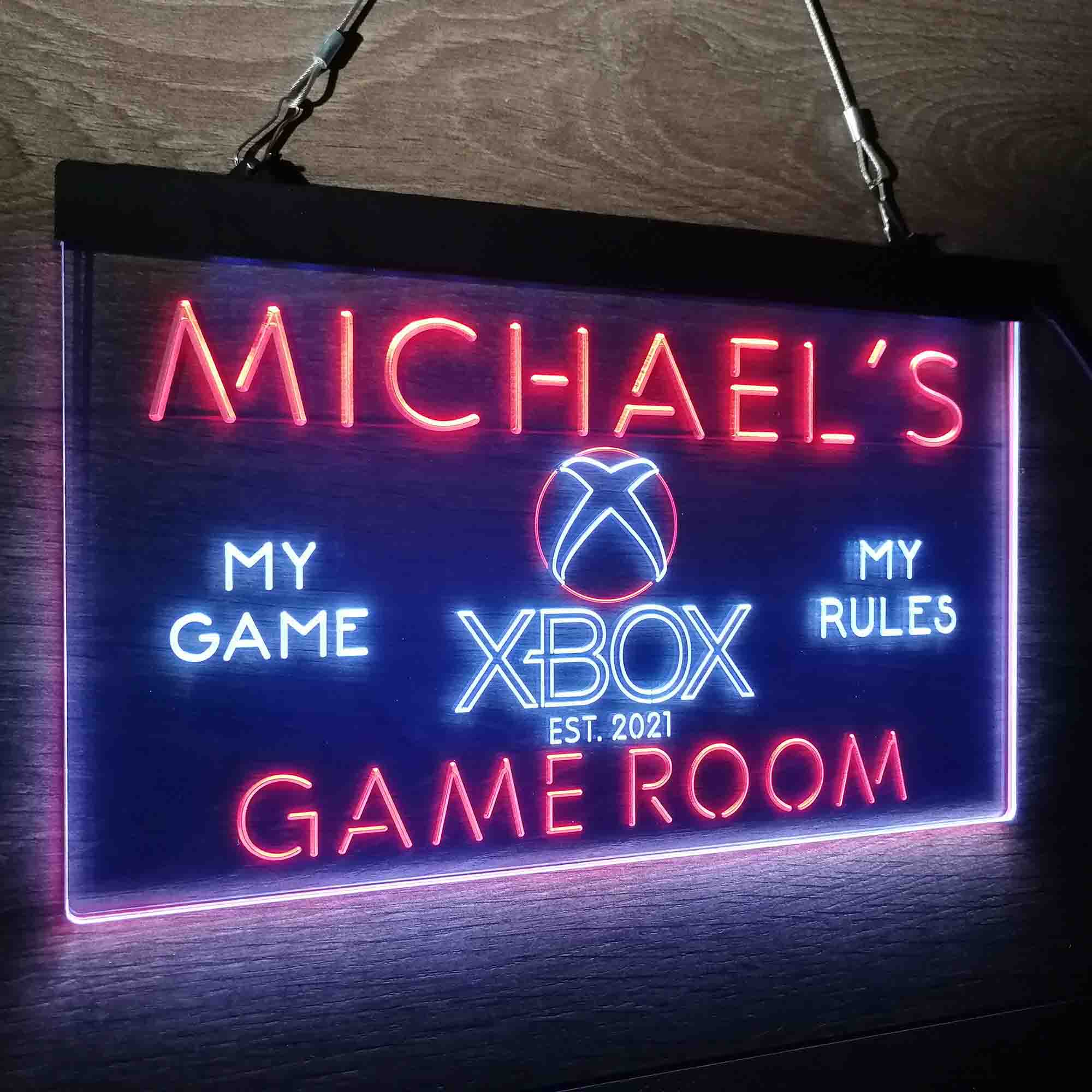 Custom Name XBOX Home Bar Neon LED Sign