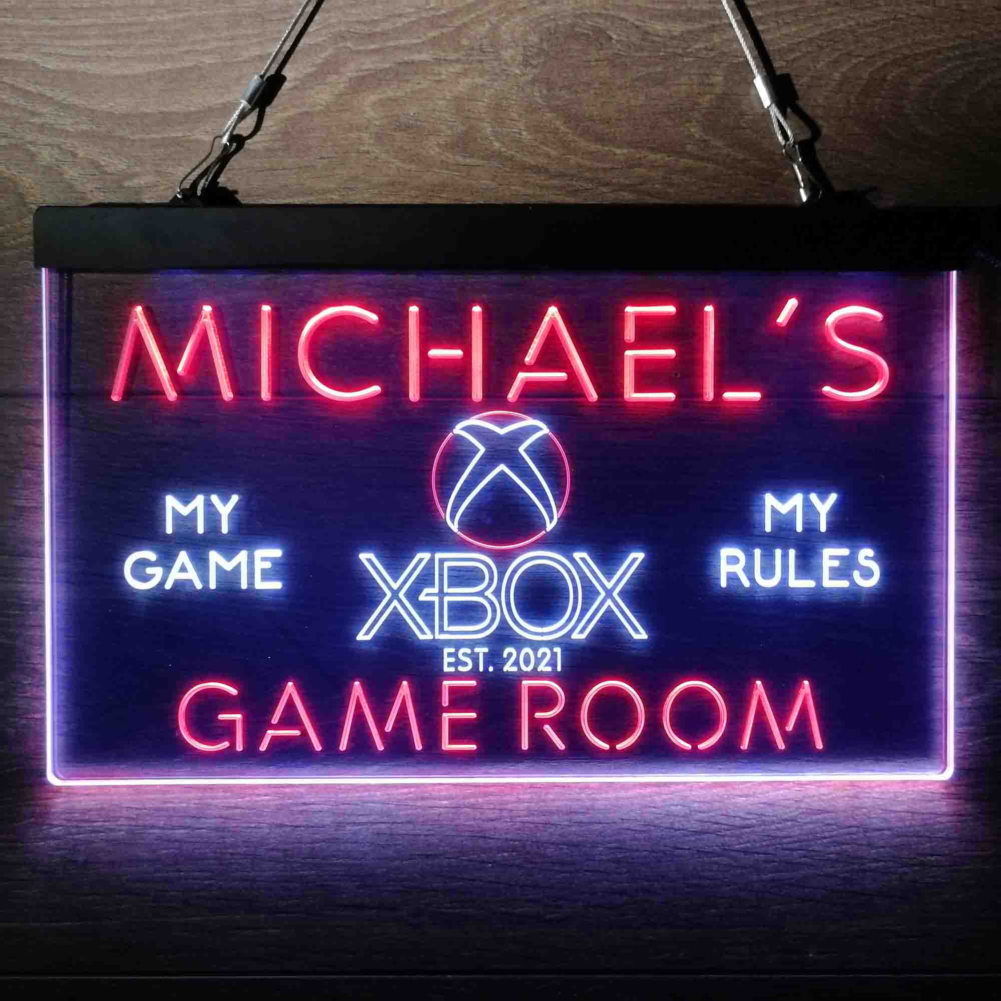 Custom Name XBOX Home Bar Neon LED Sign