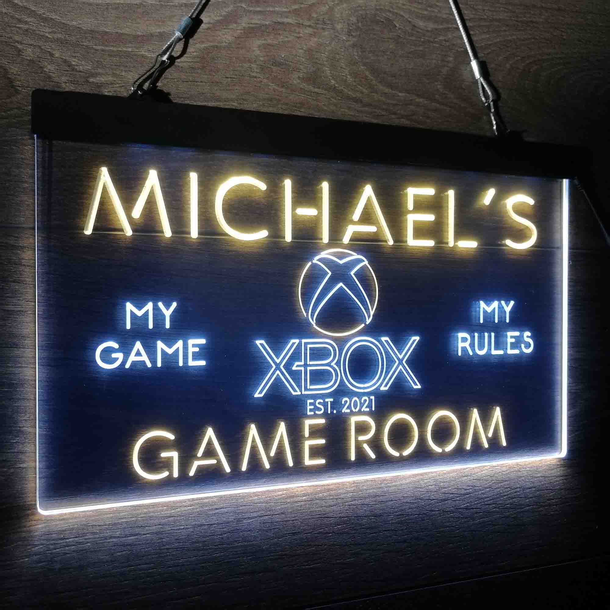 Custom Name XBOX Home Bar Neon LED Sign