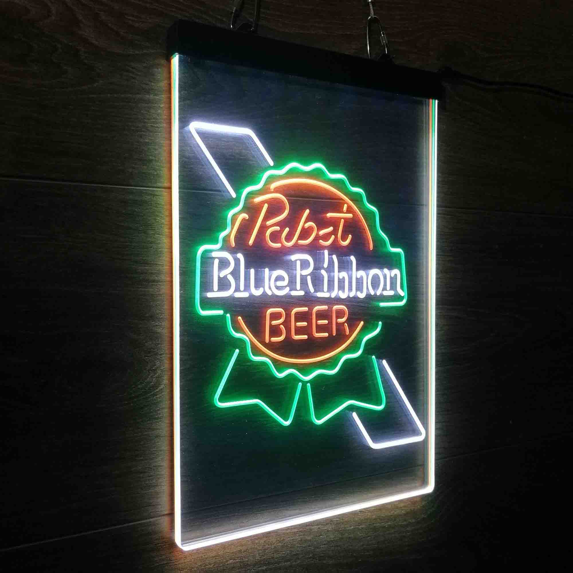 Larger Pabst Blue Ribbon Beer Led New Sign | LED LAB CAVE