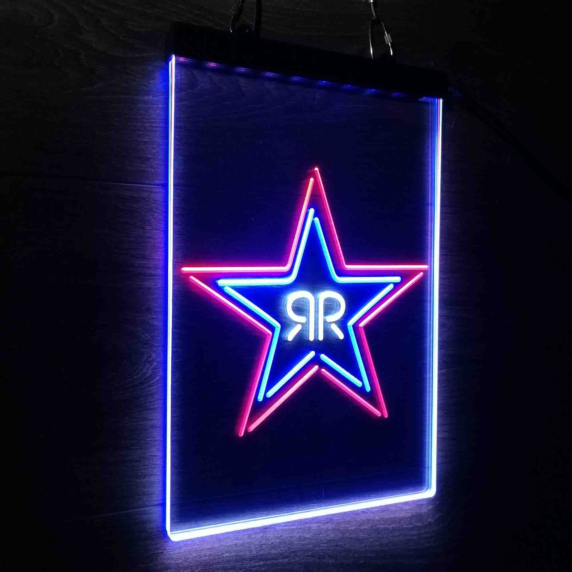 Rockstar Energy Neon 3-Color LED Sign
