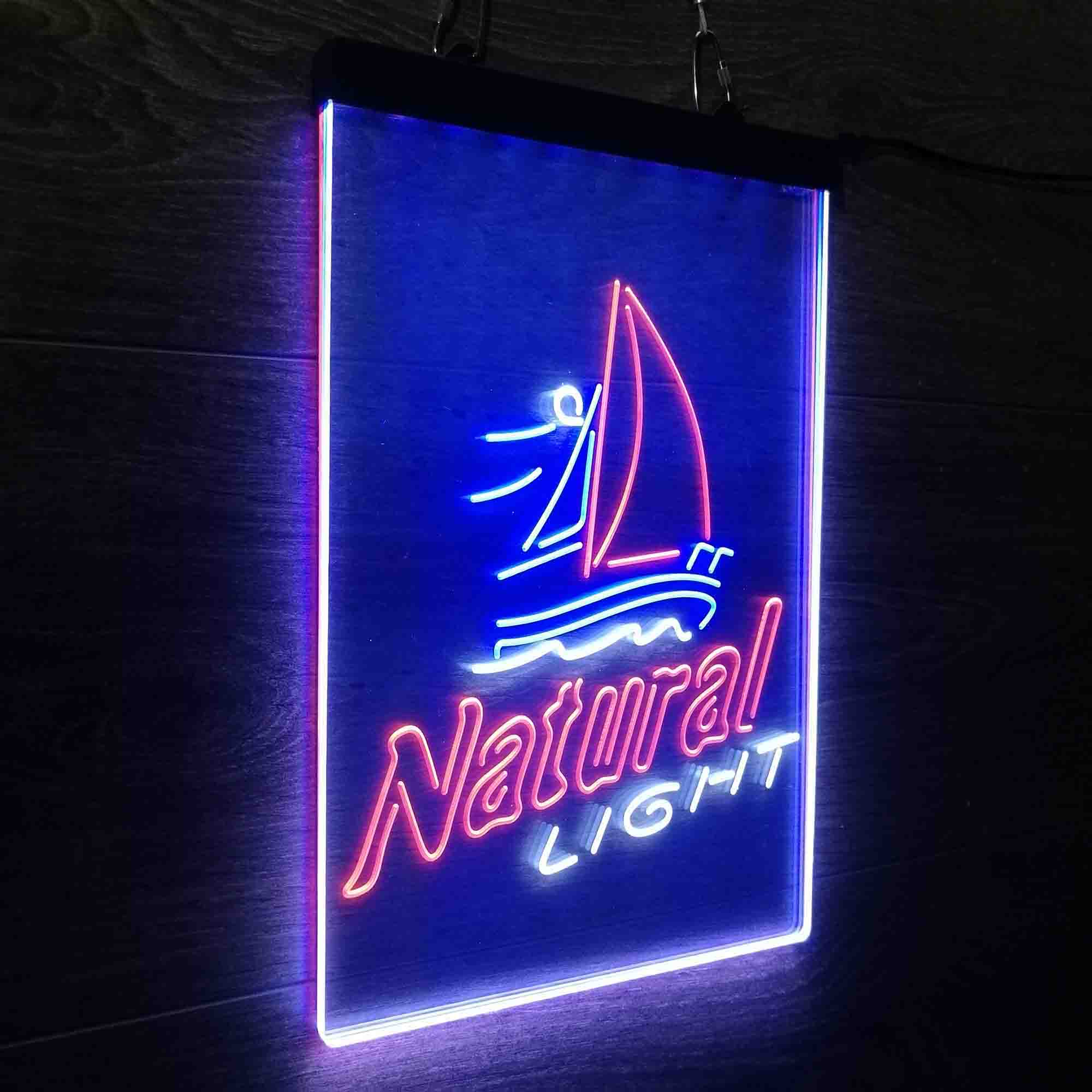 Natural Light Sailboat Led New Sign | LED LAB CAVE