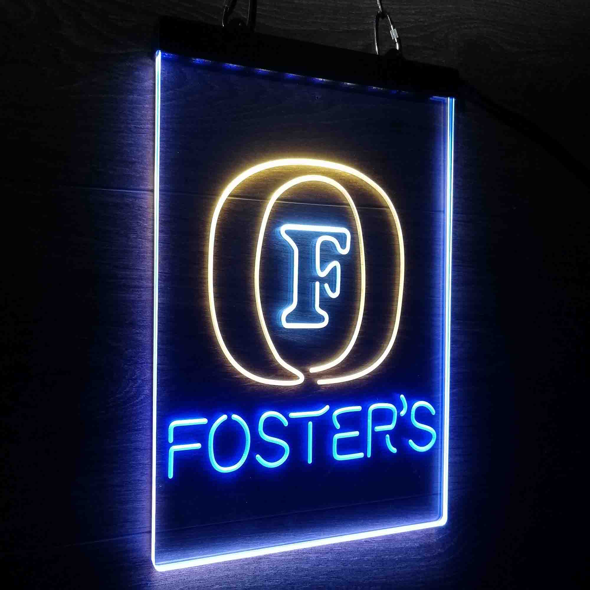 Foster's Beer Neon 3-Color LED Sign