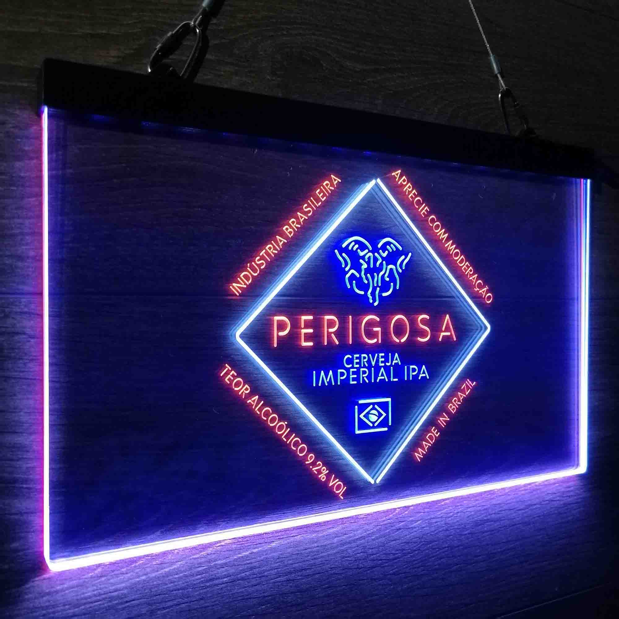 Perigosa Imperial IPA Neon 3-Color LED Sign