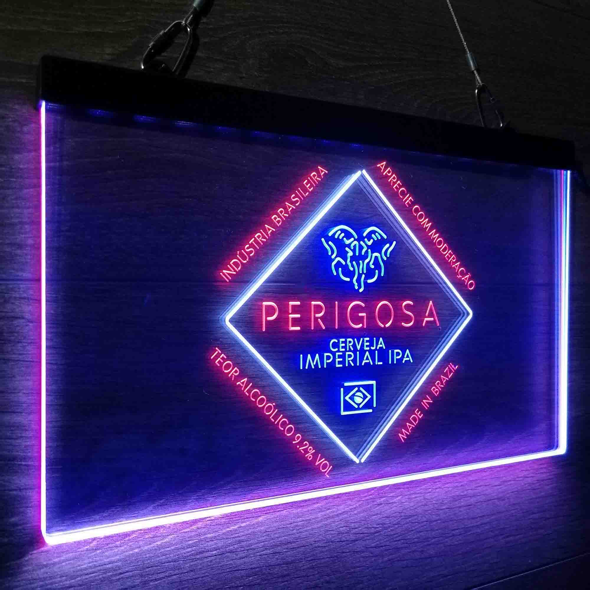 Perigosa Imperial IPA Neon 3-Color LED Sign