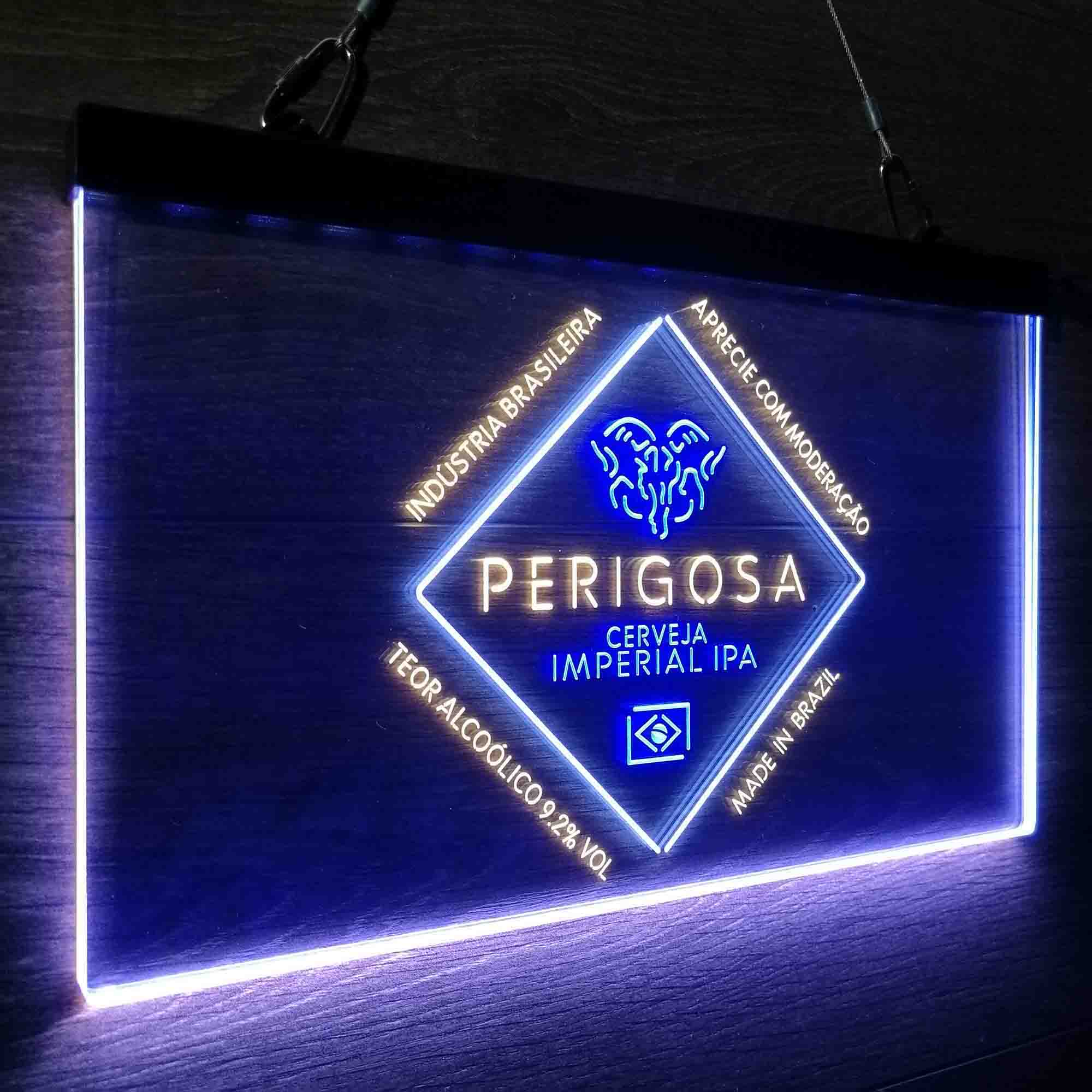 Perigosa Imperial IPA Neon 3-Color LED Sign