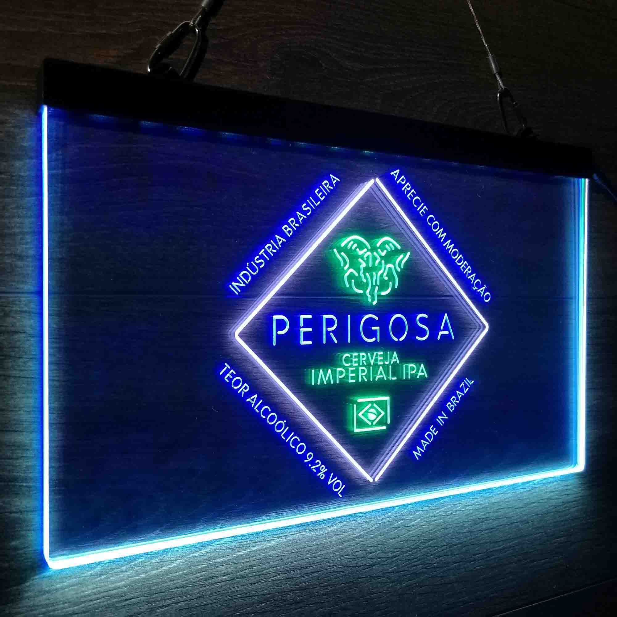 Perigosa Imperial IPA Neon 3-Color LED Sign