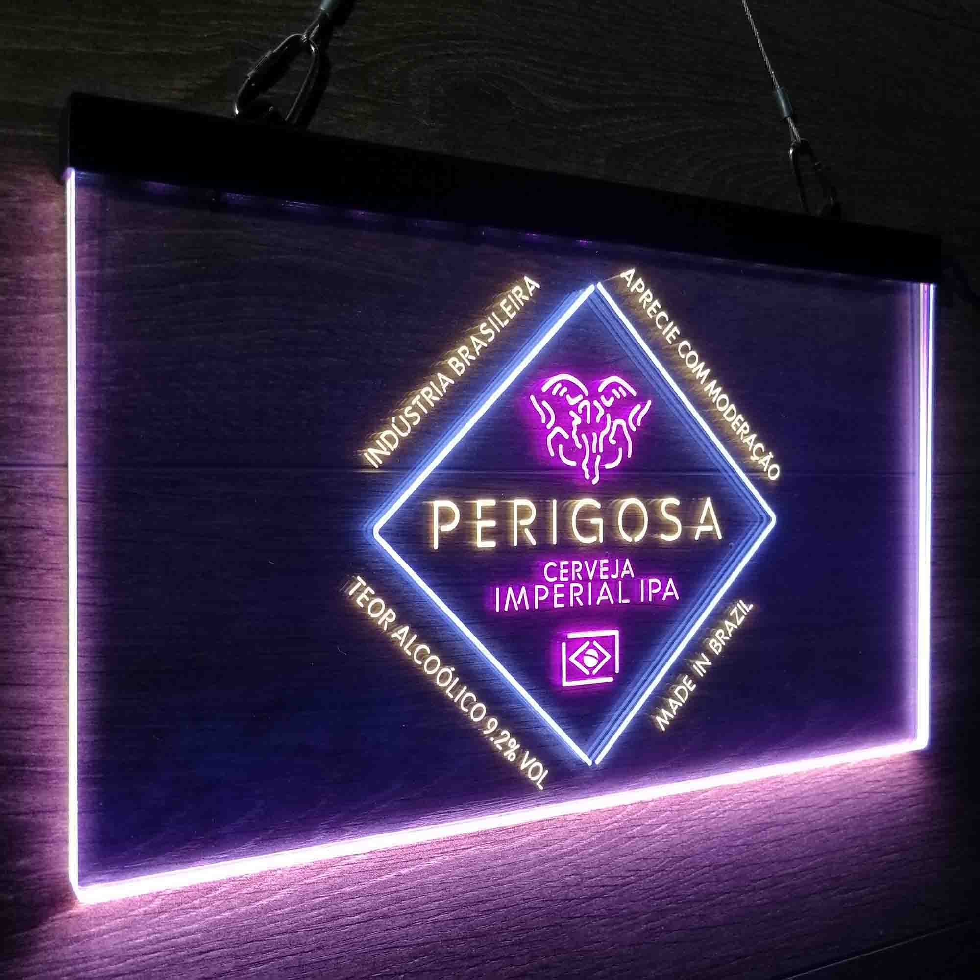 Perigosa Imperial IPA Neon 3-Color LED Sign