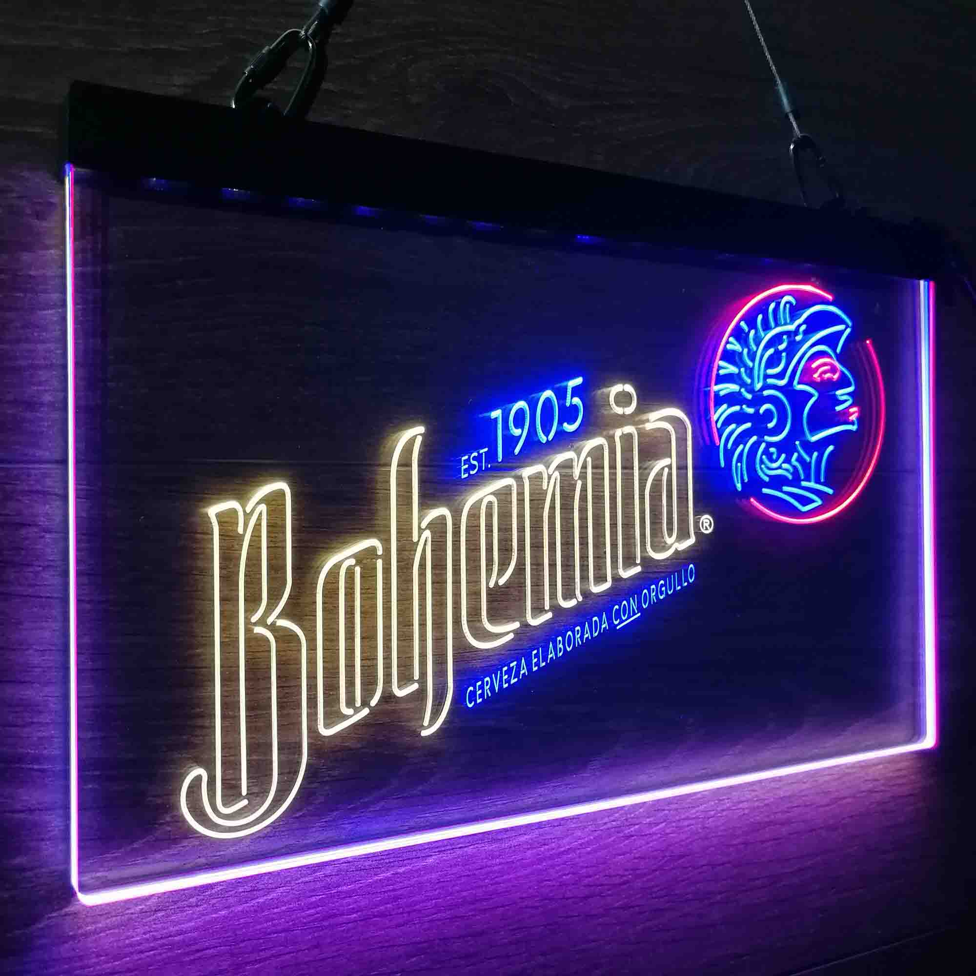 Bohemia Cerveja Neon 3-Color LED Sign