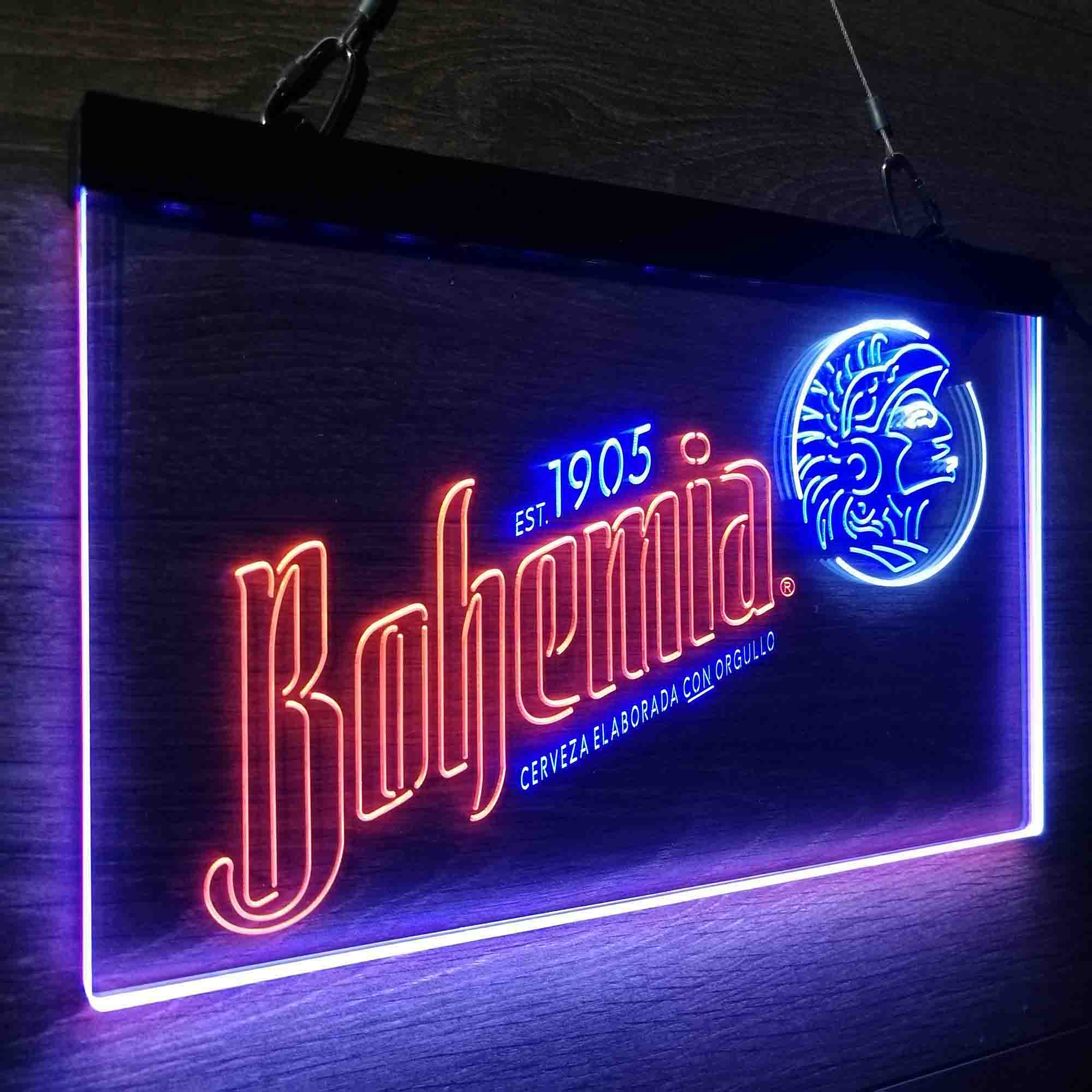 Bohemia Cerveja Neon 3-Color LED Sign