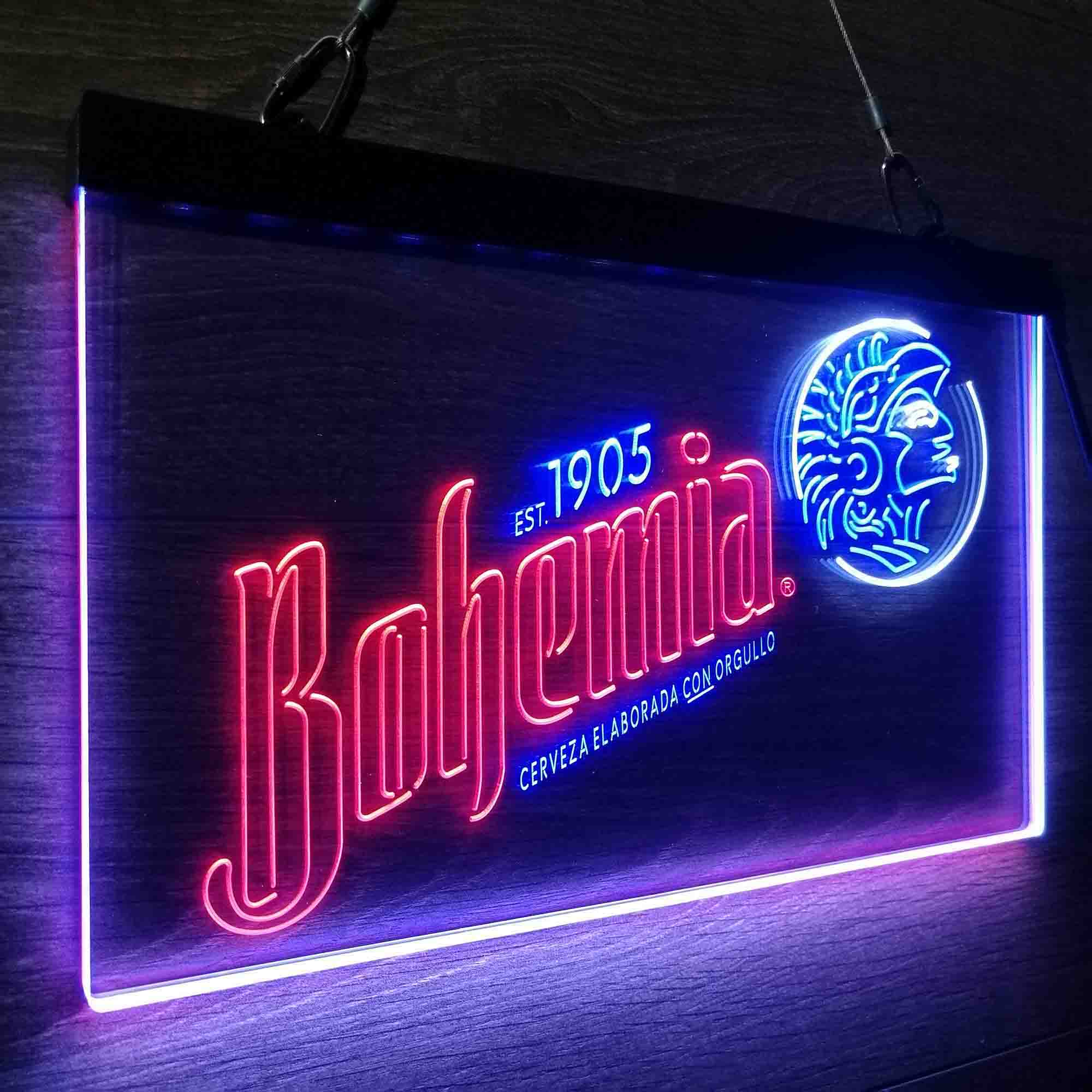 Bohemia Cerveja Neon 3-Color LED Sign