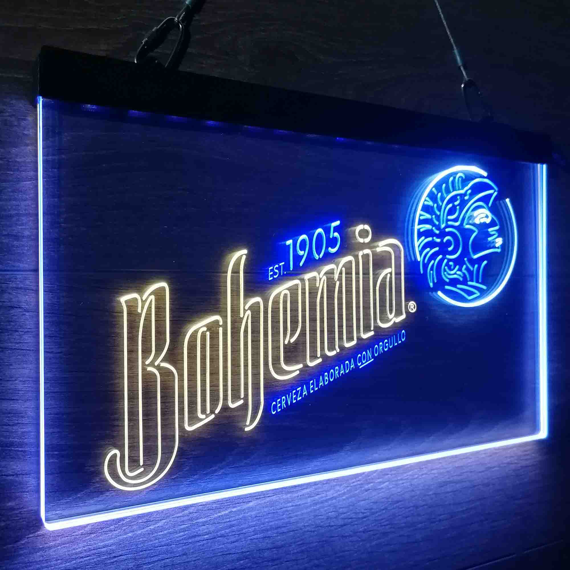 Bohemia Cerveja Neon 3-Color LED Sign