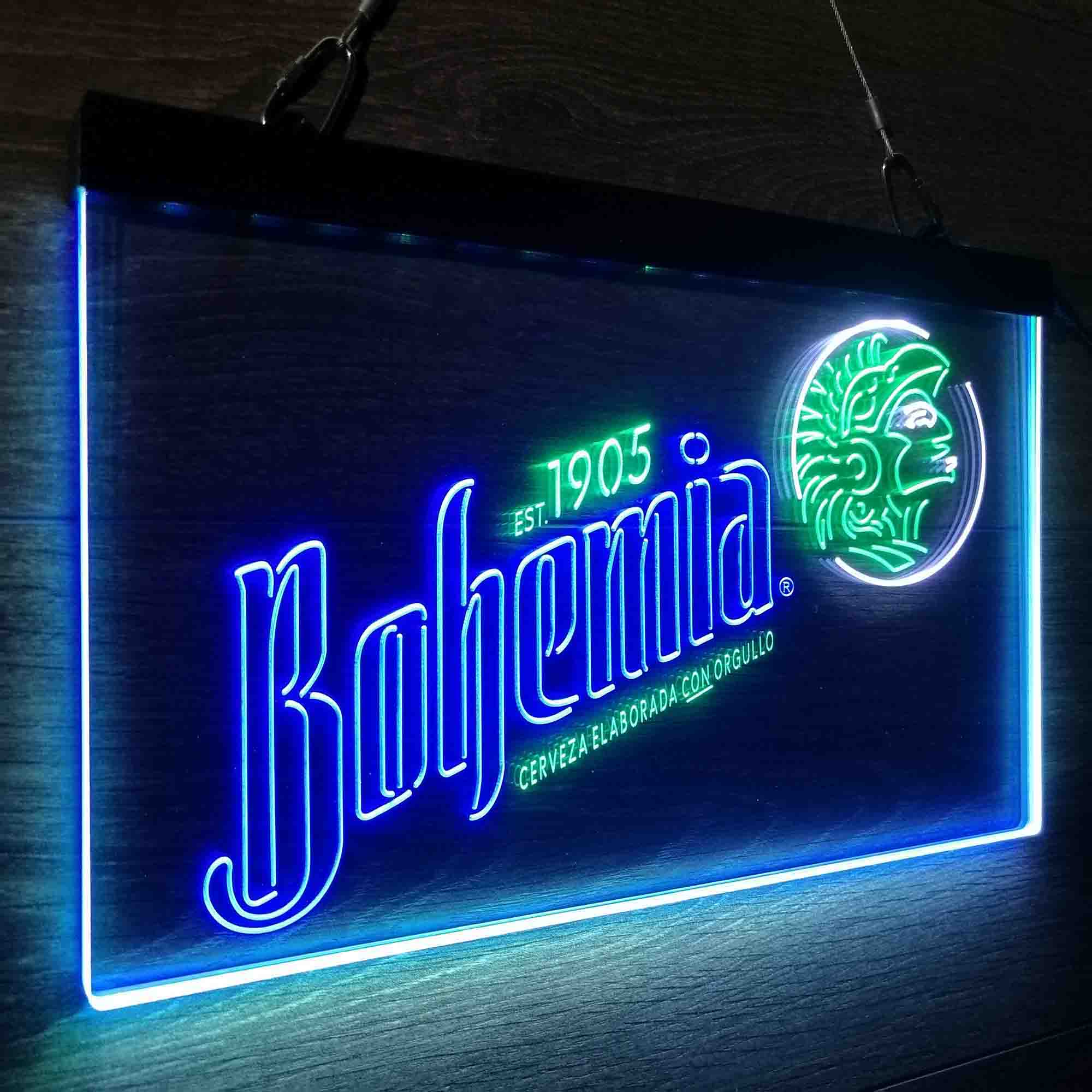 Bohemia Cerveja Neon 3-Color LED Sign