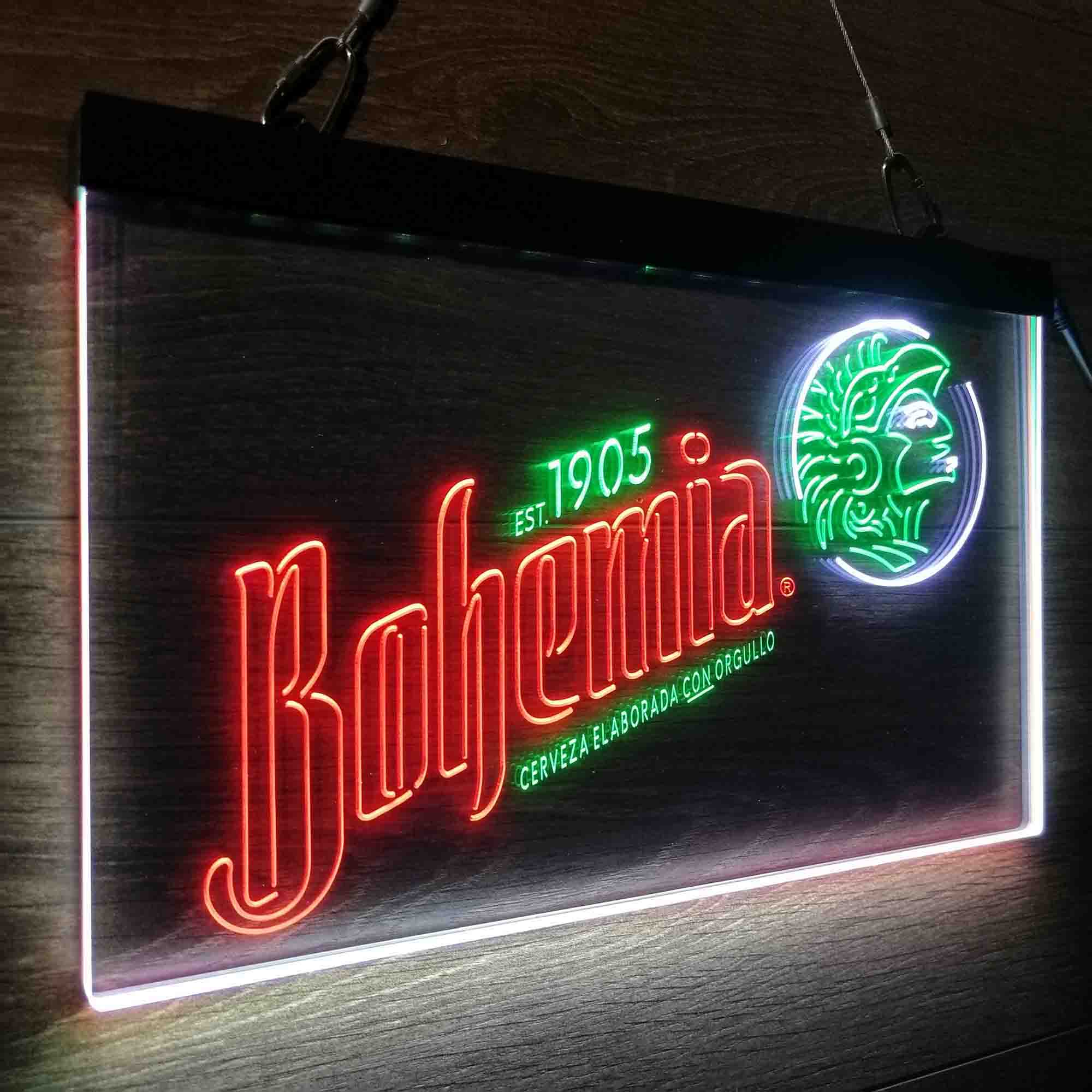 Bohemia Cerveja Neon 3-Color LED Sign