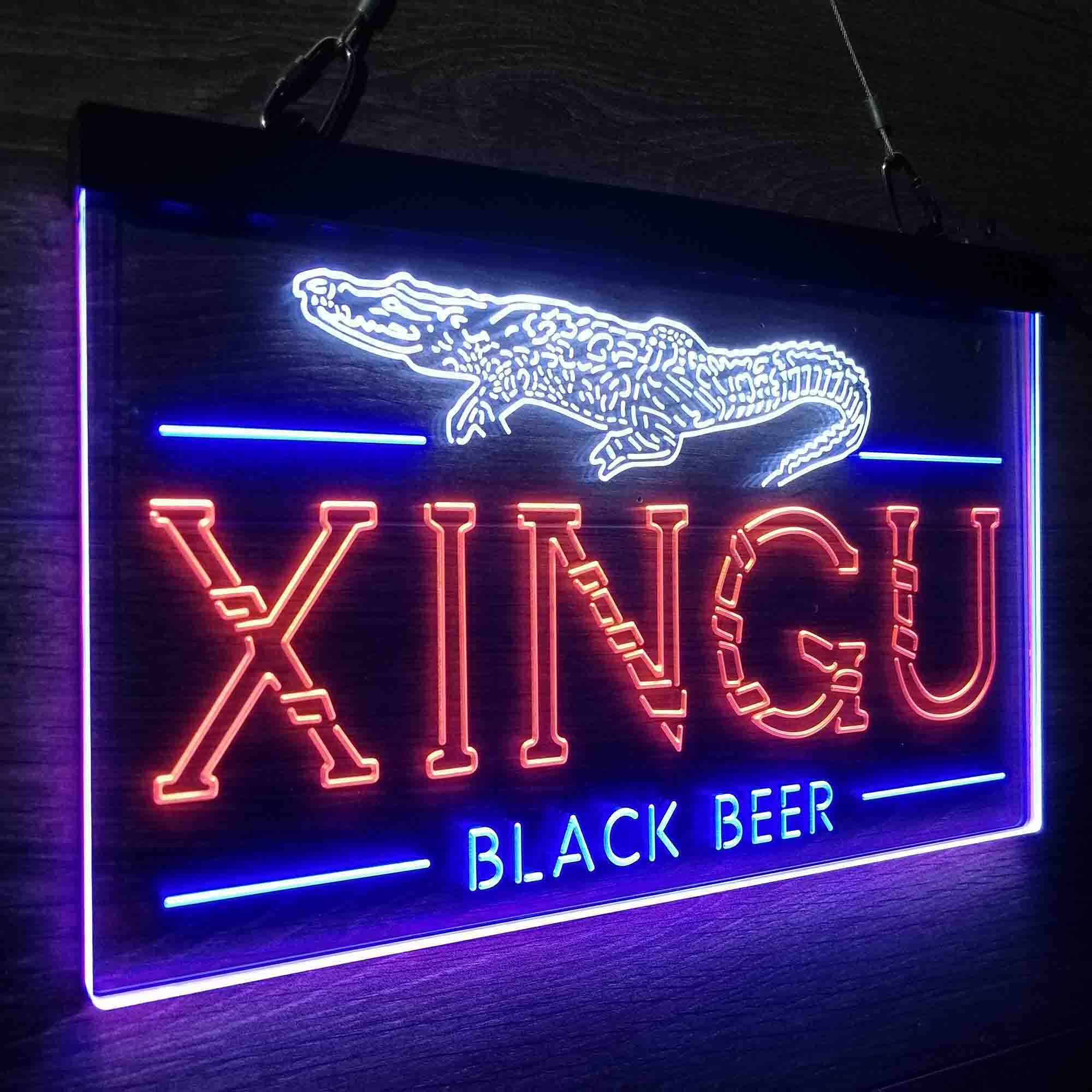 Xingu Black Beer Neon 3-Color LED Sign