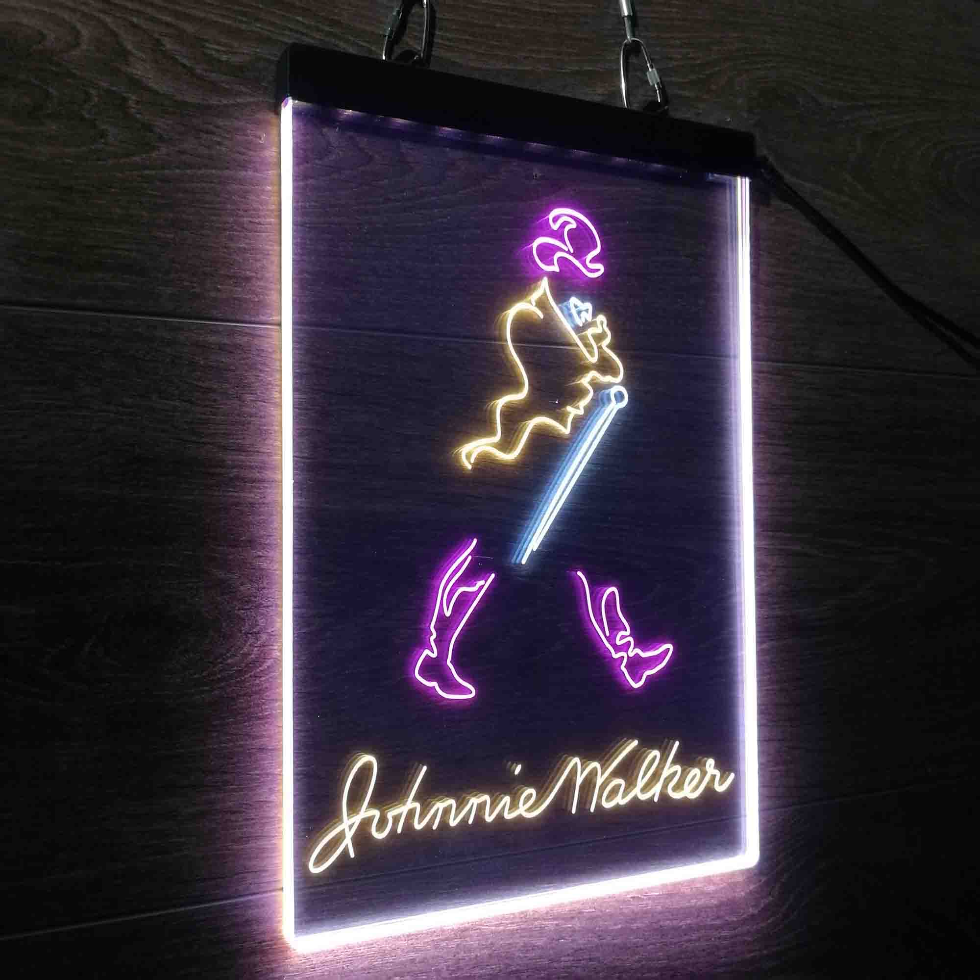 Johnnie Walker Right Neon 3-Color LED Sign