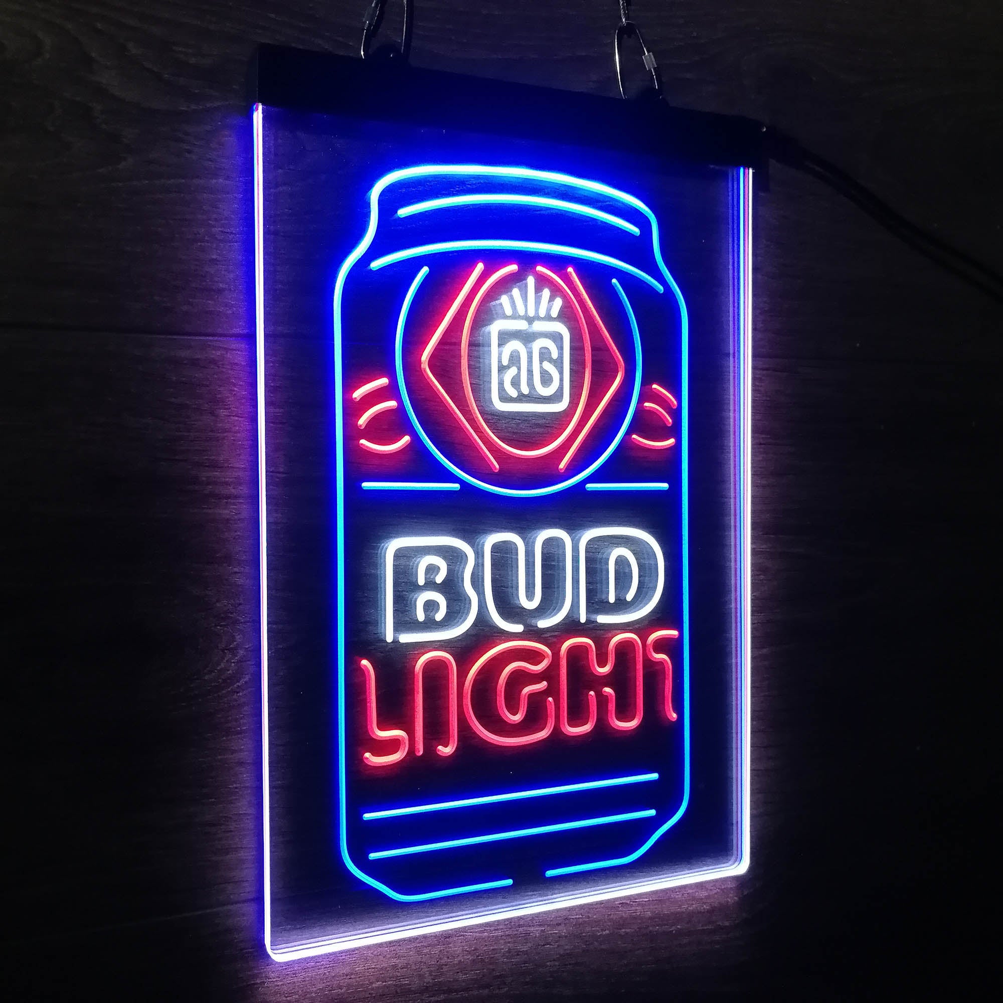 Bud Light Bottle Vertical Beer Neon 3-Color LED Sign