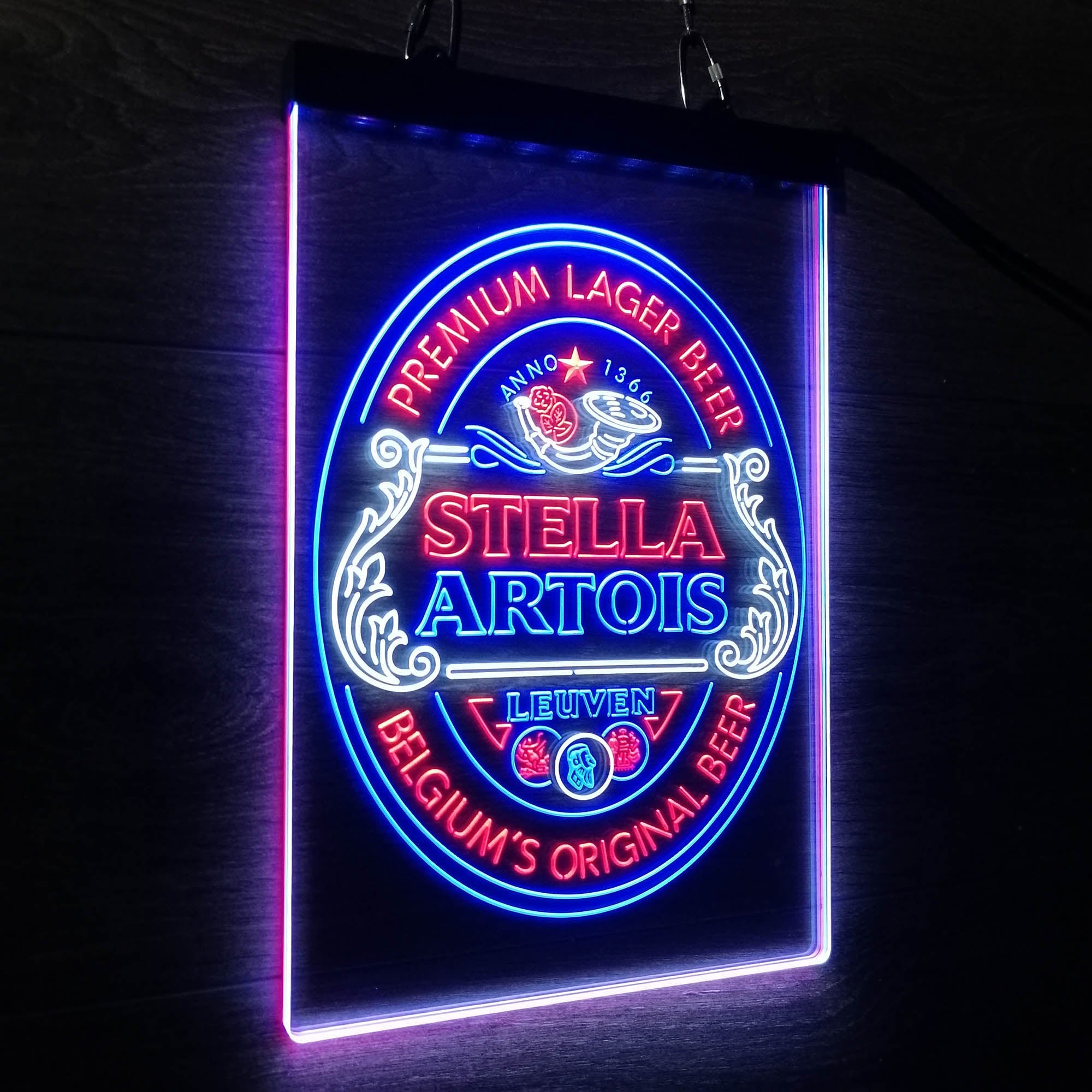 Stella Artois Larger Beer Neon 3-Color LED Sign