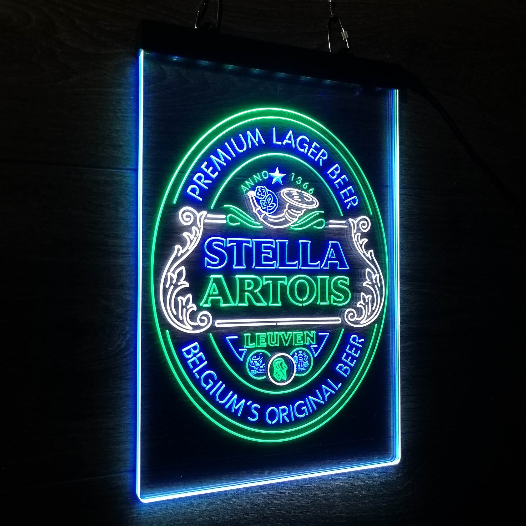 Stella Artois Larger Beer Neon 3-Color LED Sign