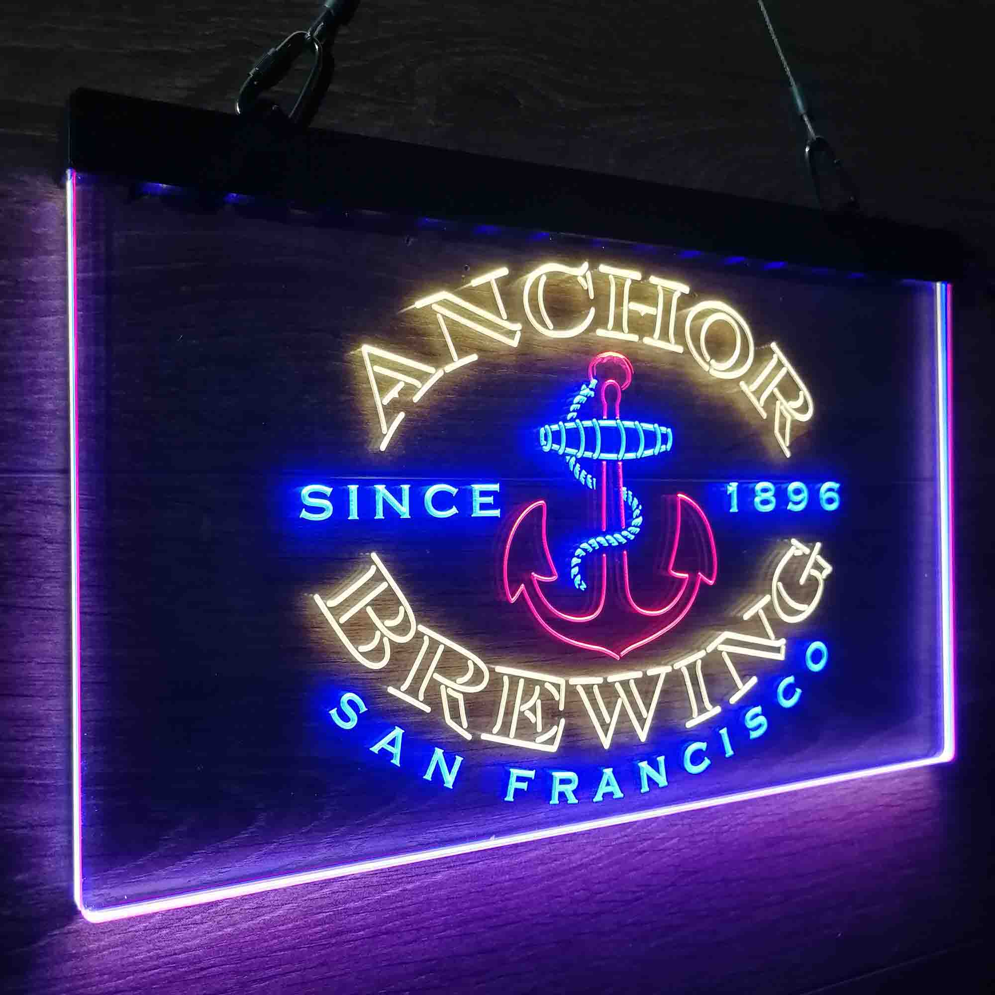 Anchor Brewing Co. Neon 3-Color LED Sign