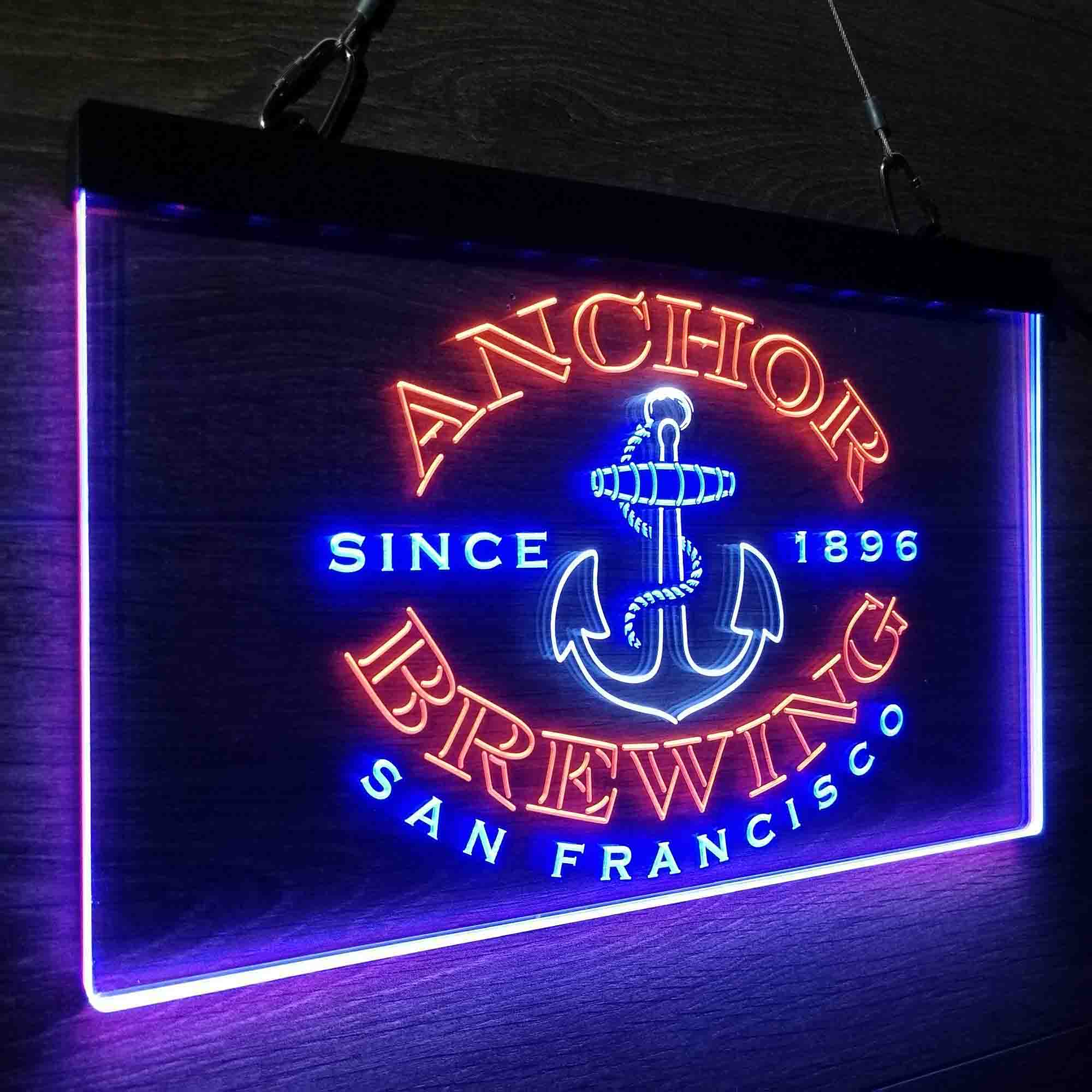 Anchor Brewing Co. Neon 3-Color LED Sign