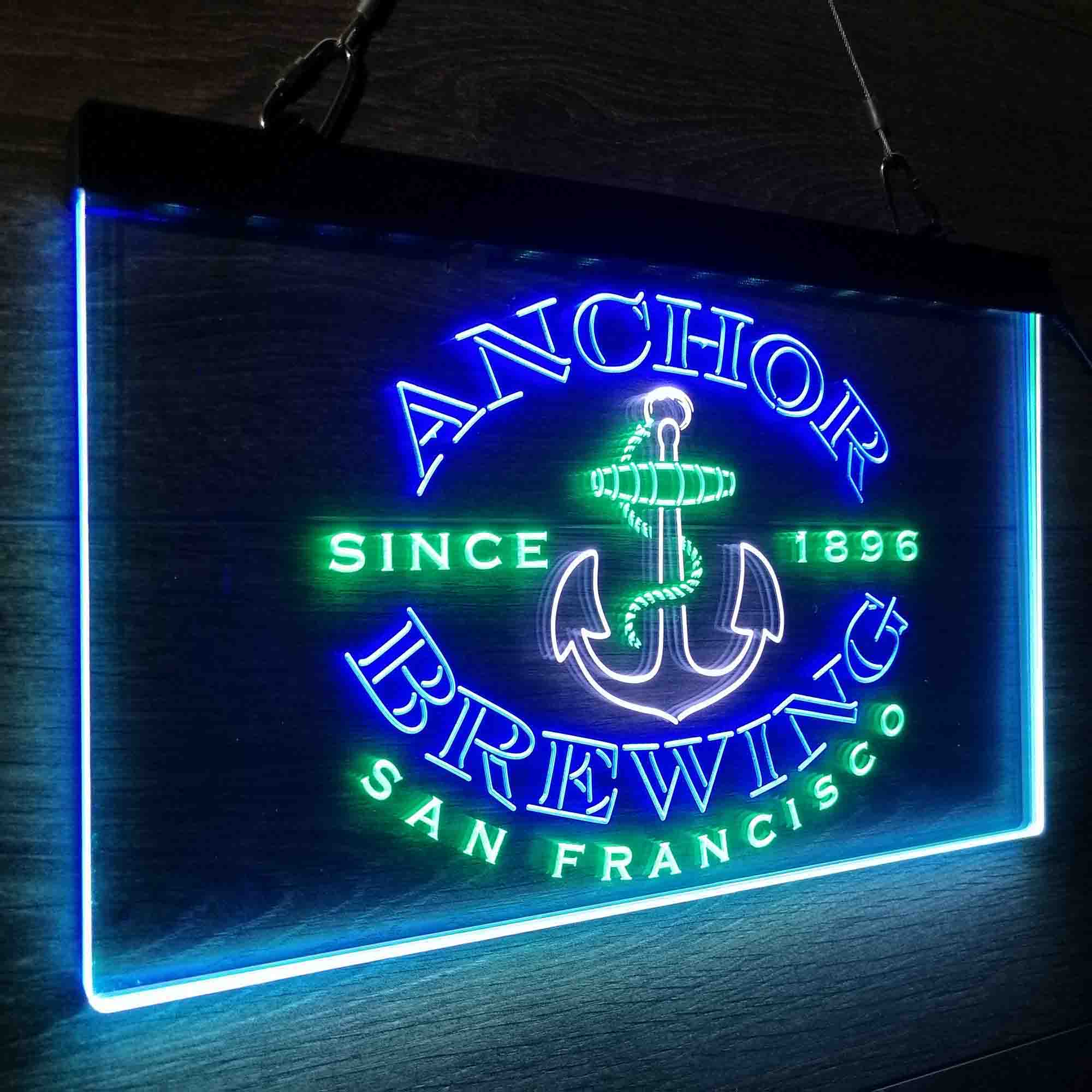 Anchor Brewing Co. Neon 3-Color LED Sign