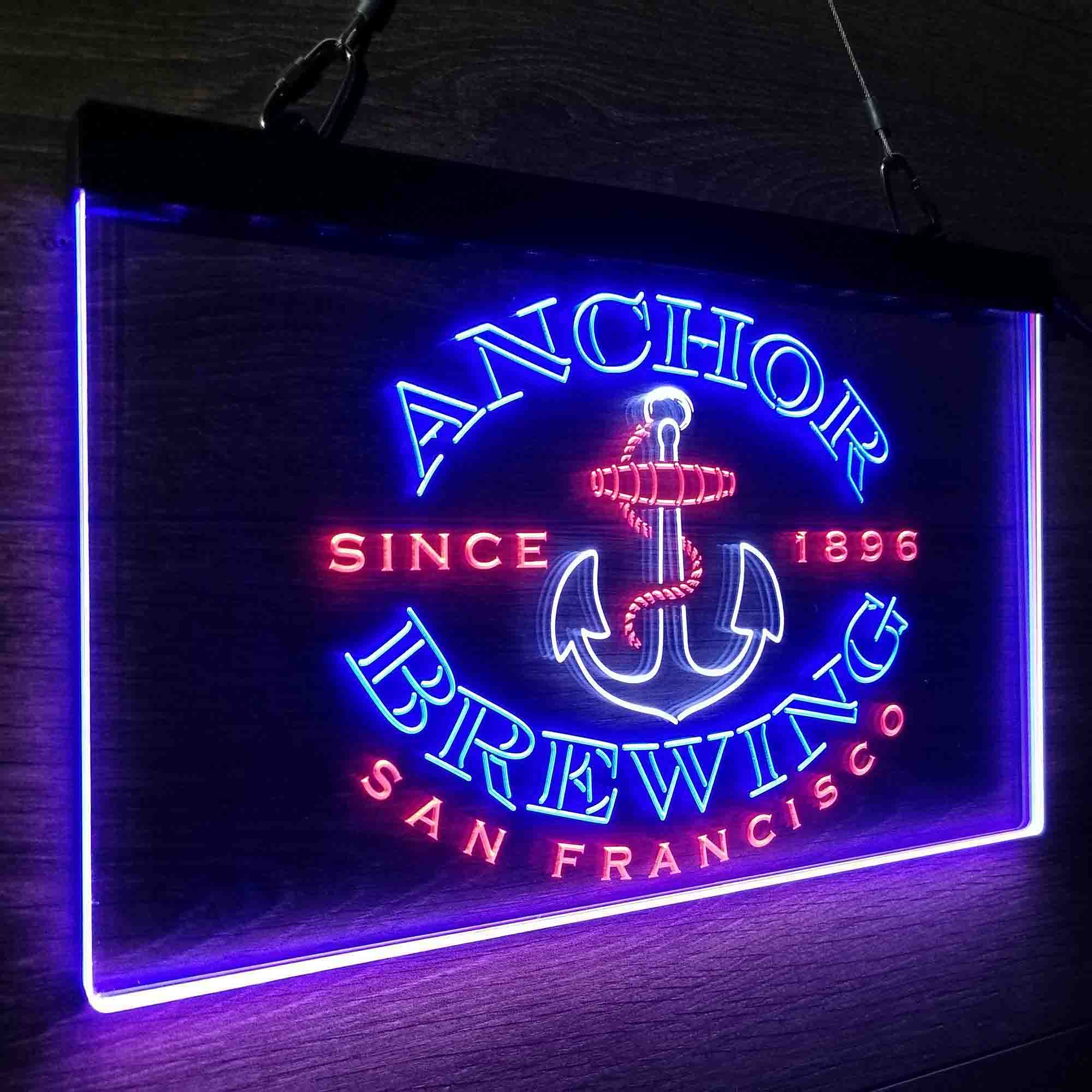 Anchor Brewing Co. Neon 3-Color LED Sign