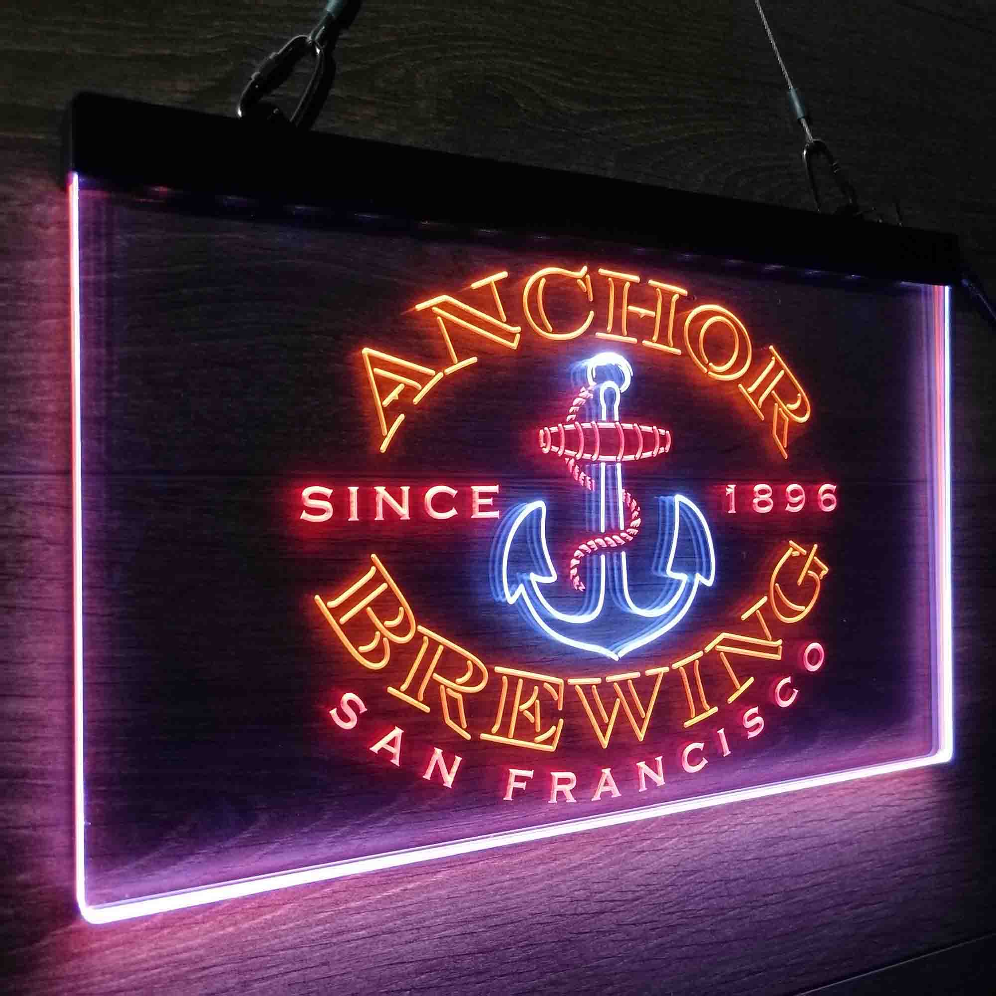 Anchor Brewing Co. Neon 3-Color LED Sign