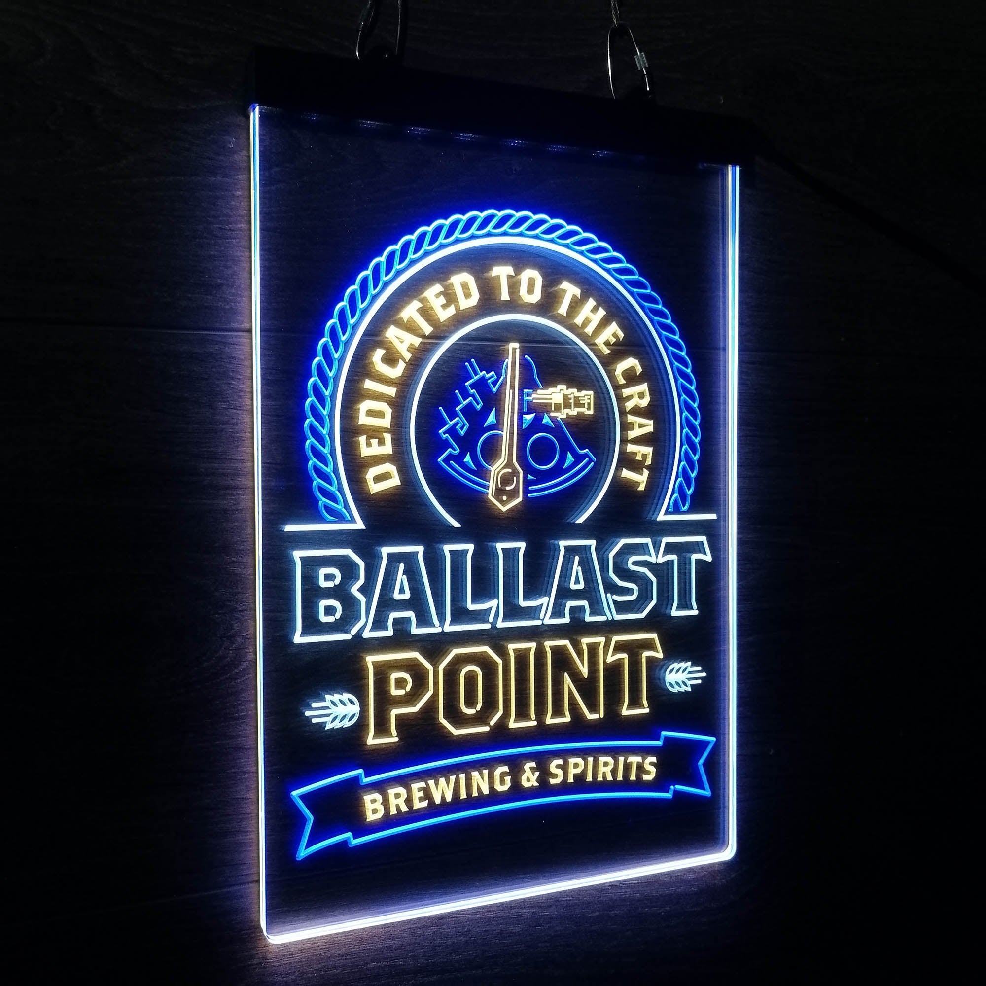 Ballast Point Brewing Co. Neon 3-Color LED Sign