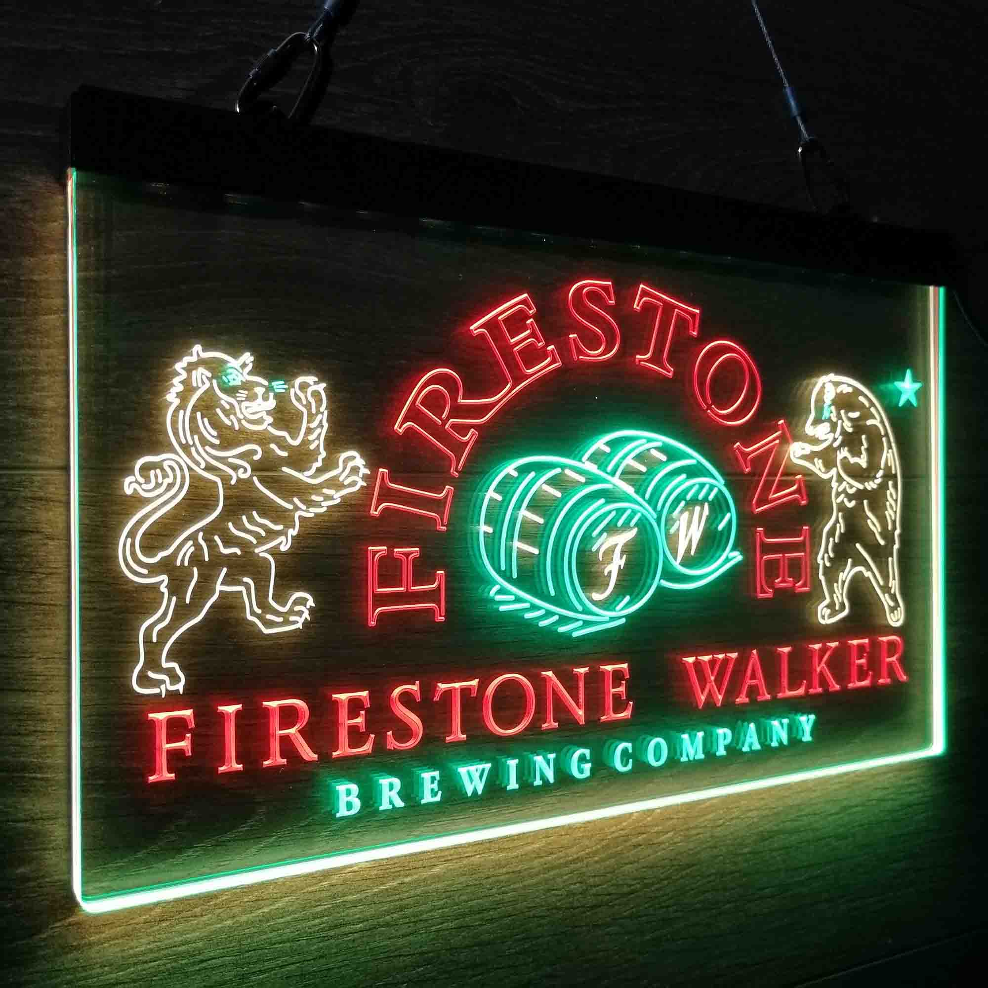 Firestone Walker Brewing Co. Neon 3-Color LED Sign