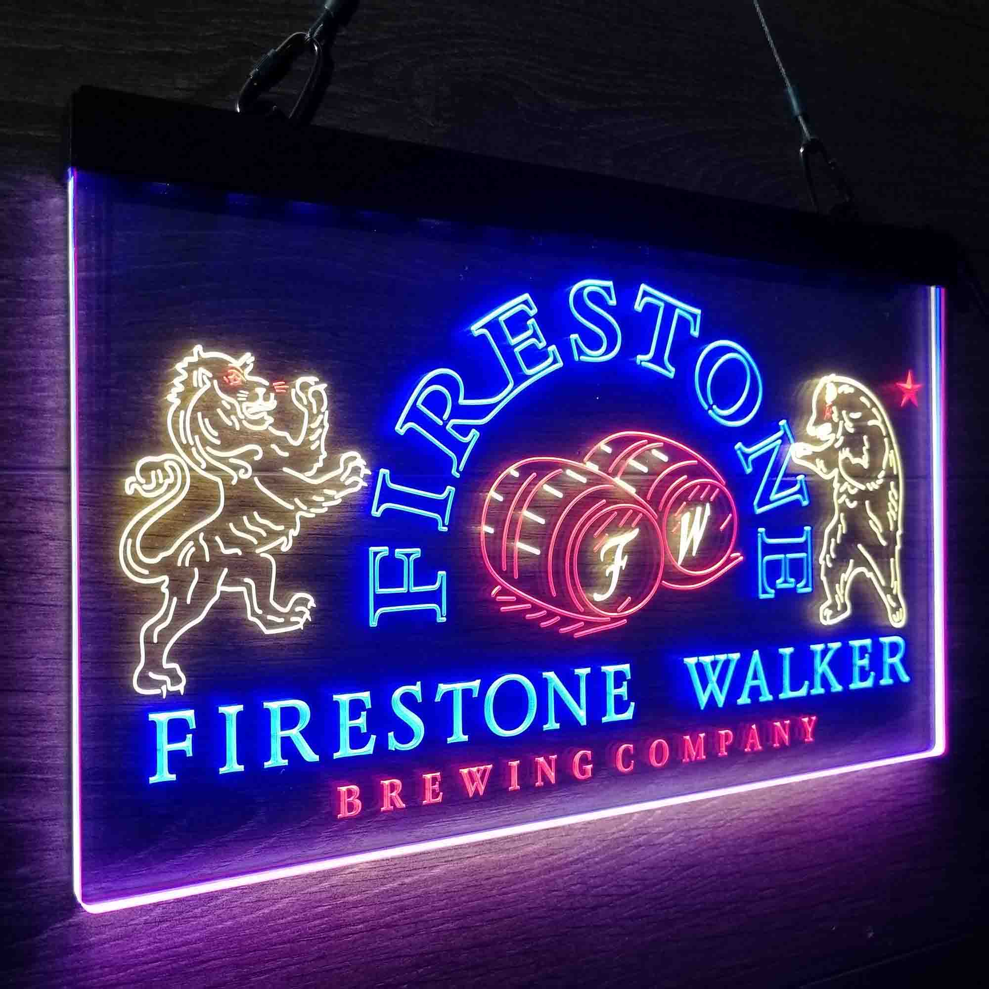 Firestone Walker Brewing Co. Neon 3-Color LED Sign