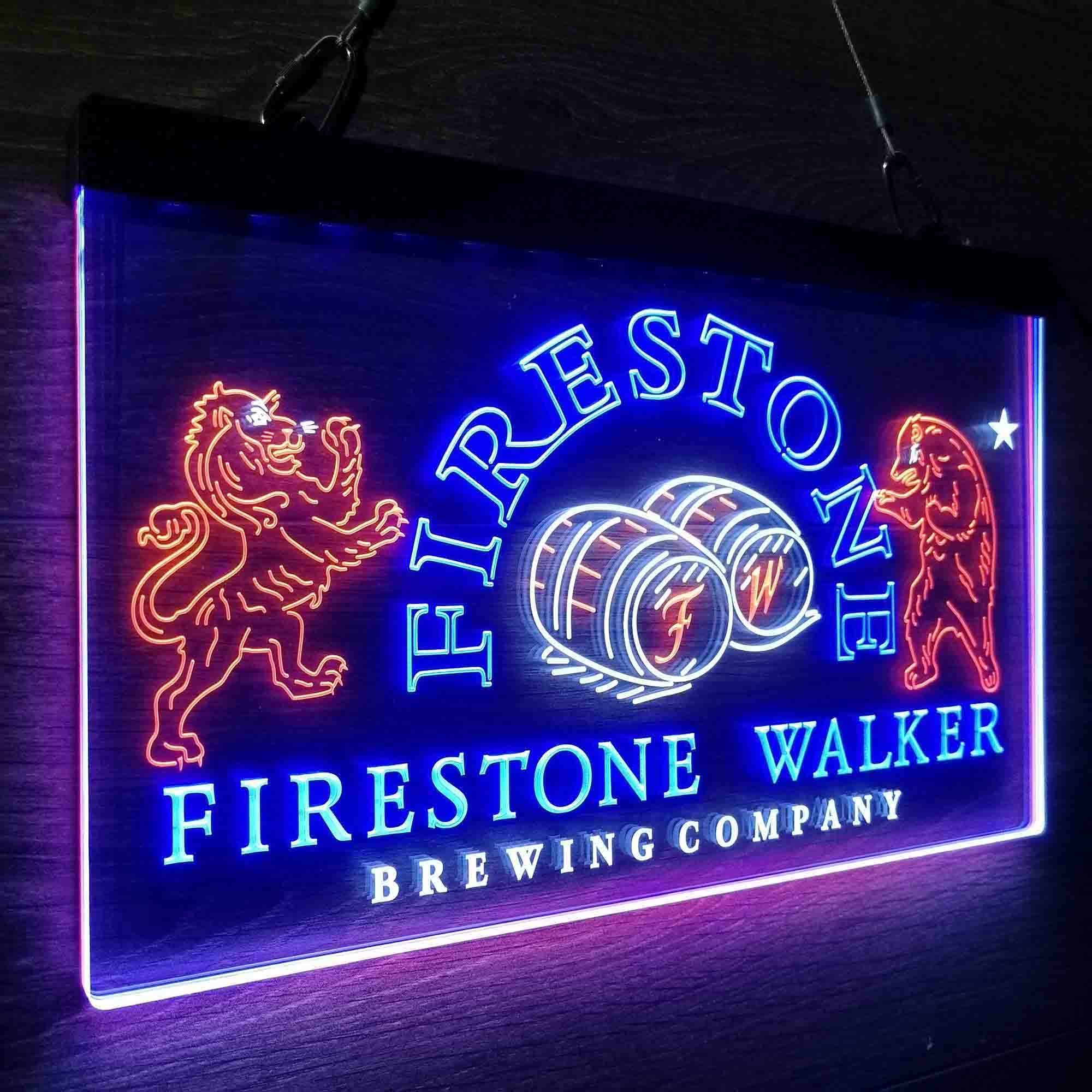 Firestone Walker Brewing Co. Neon 3-Color LED Sign