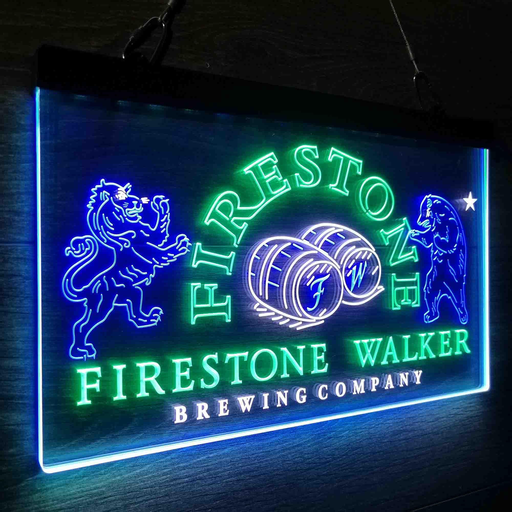 Firestone Walker Brewing Co. Neon 3-Color LED Sign