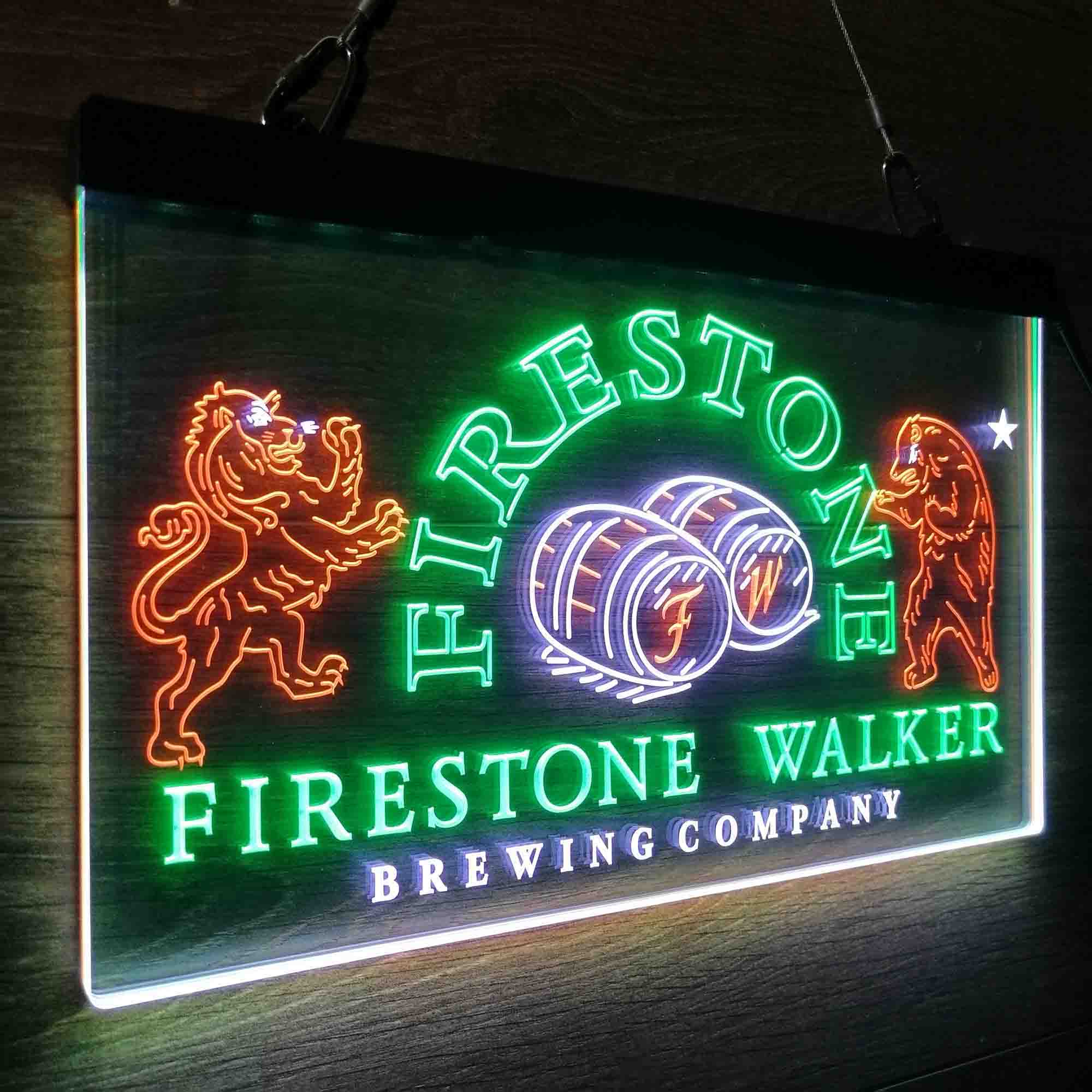 Firestone Walker Brewing Co. Neon 3-Color LED Sign