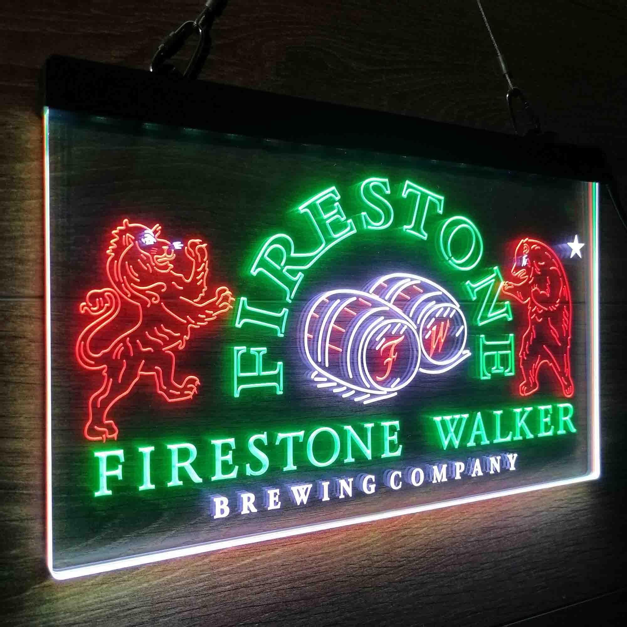 Firestone Walker Brewing Co. Neon 3-Color LED Sign