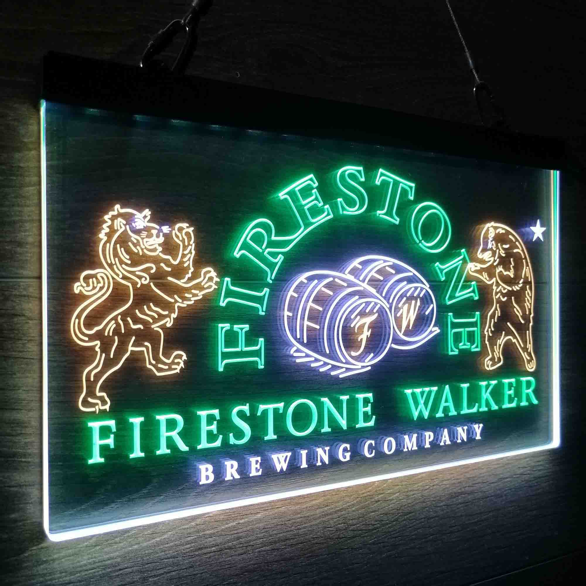 Firestone Walker Brewing Co. Neon 3-Color LED Sign