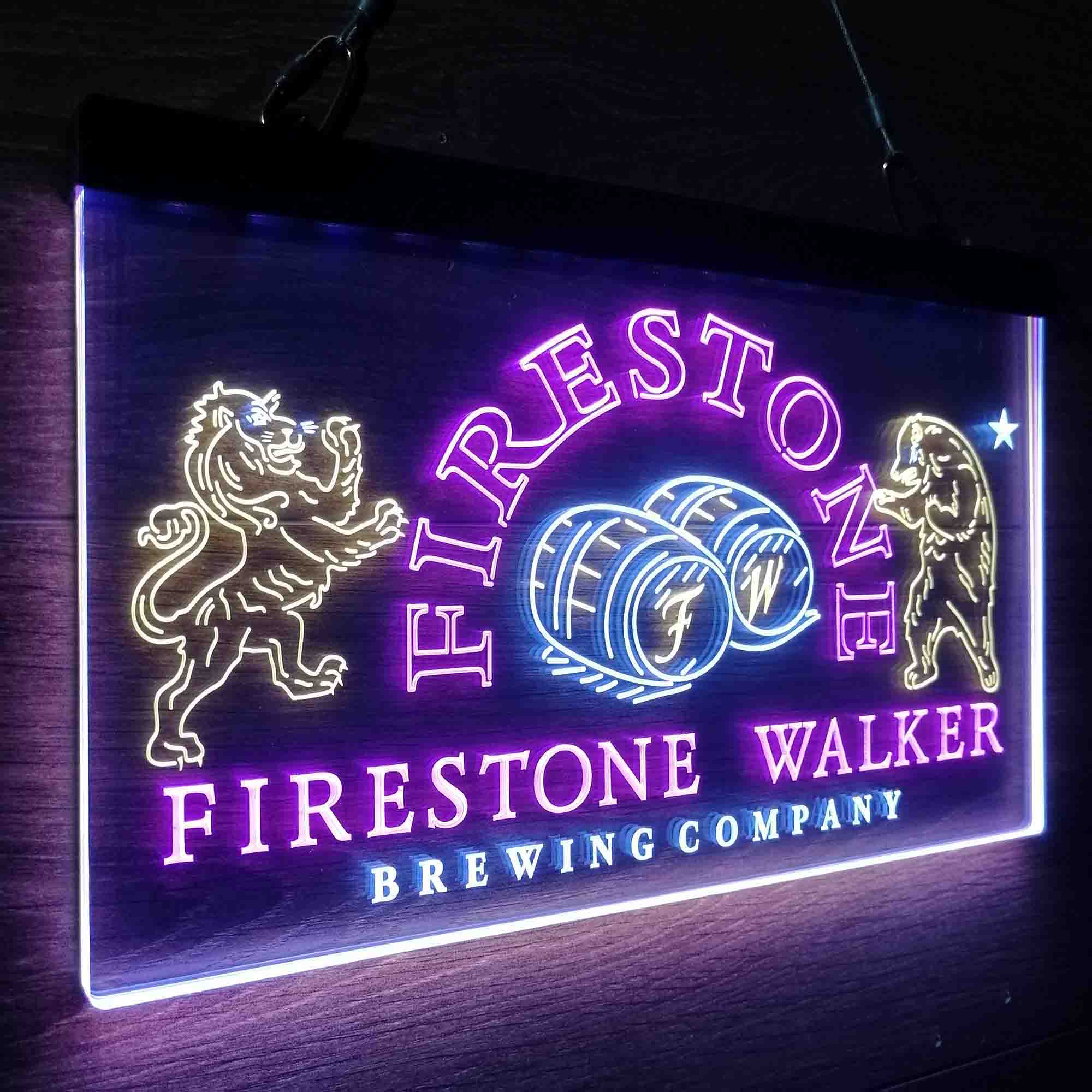 Firestone Walker Brewing Co. Neon 3-Color LED Sign