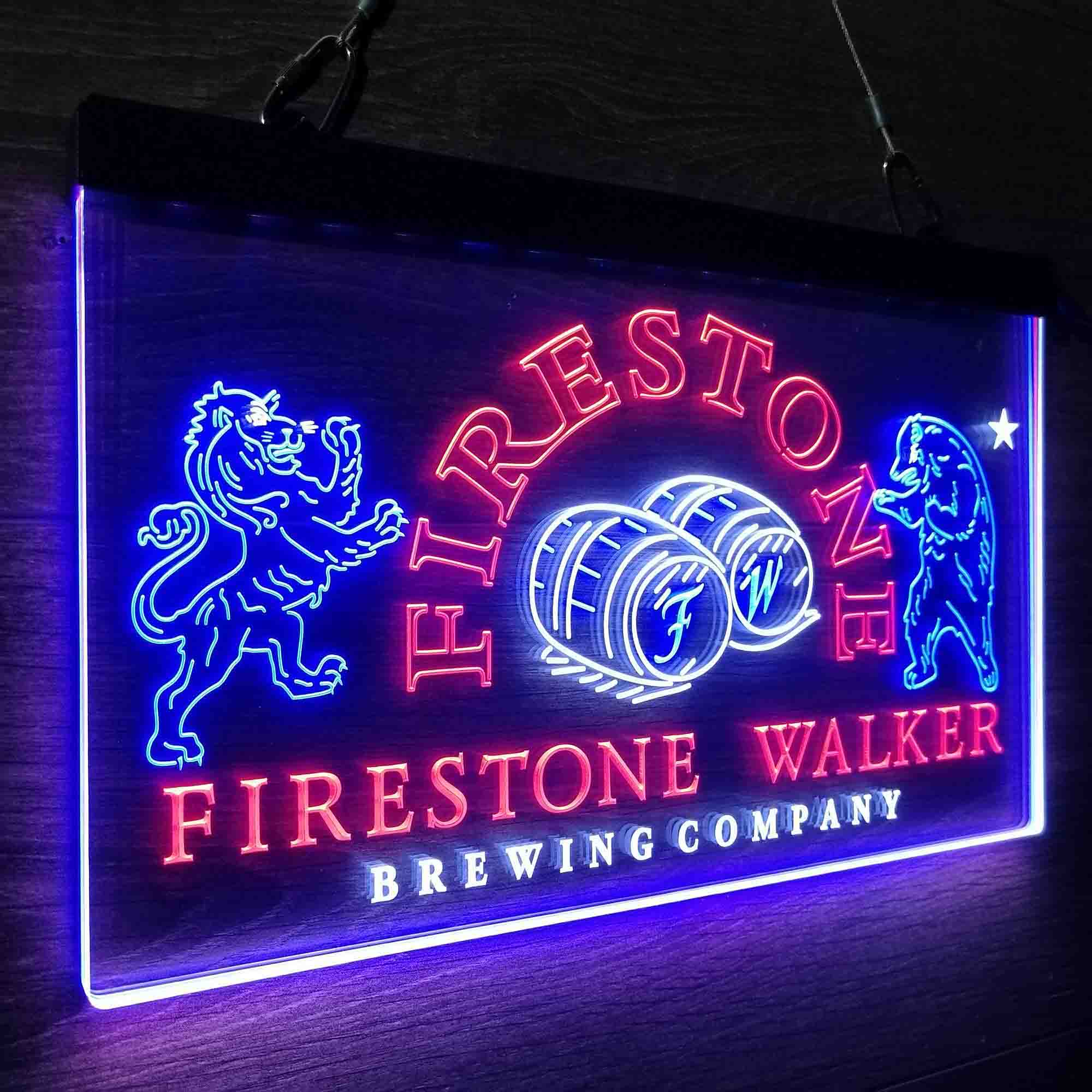 Firestone Walker Brewing Co. Neon 3-Color LED Sign