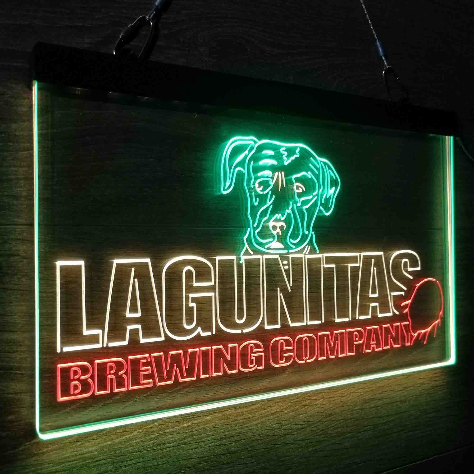 Lagunitas Brewing Co. Neon 3-Color LED Sign