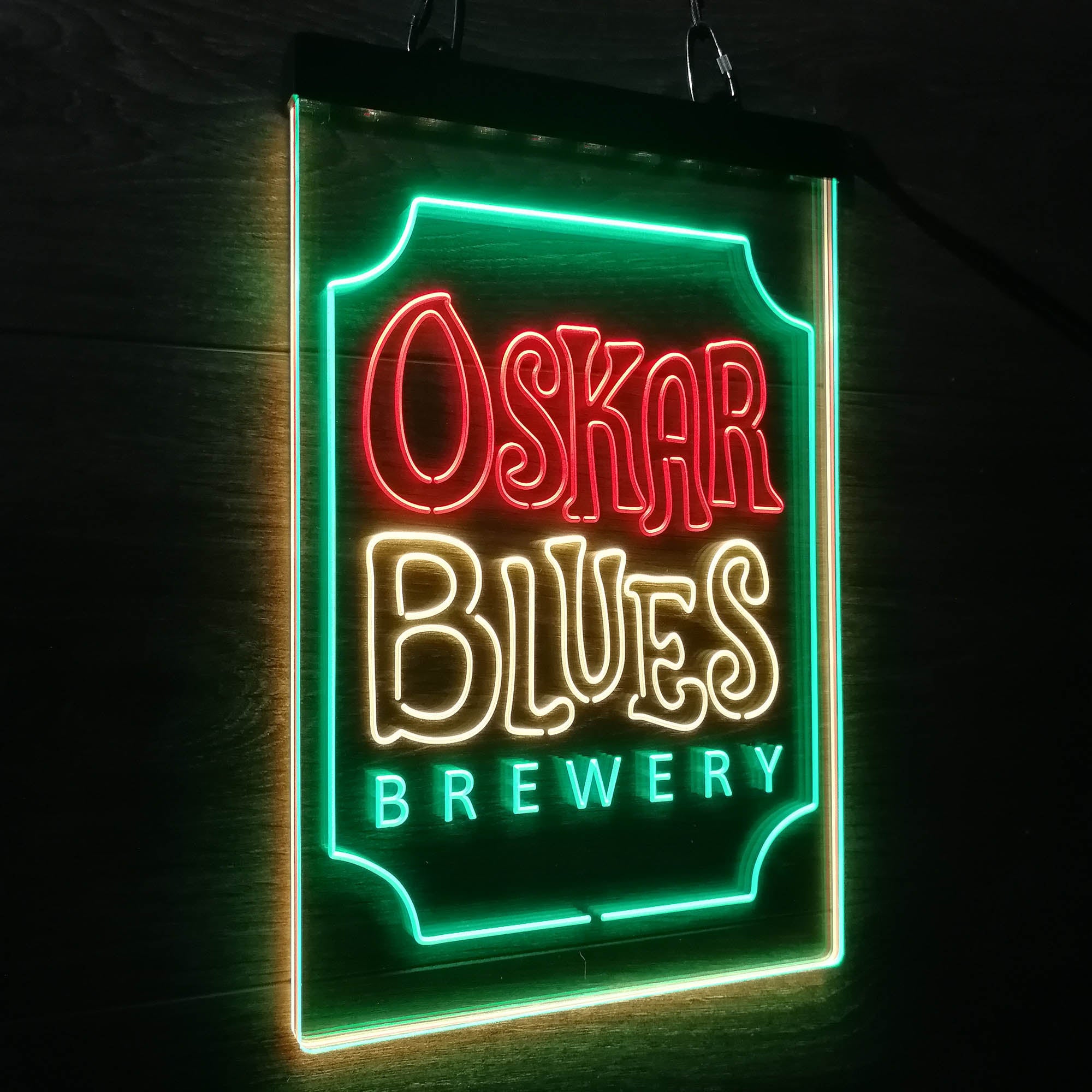 Oskar Blues Brewery Neon 3-Color LED Sign