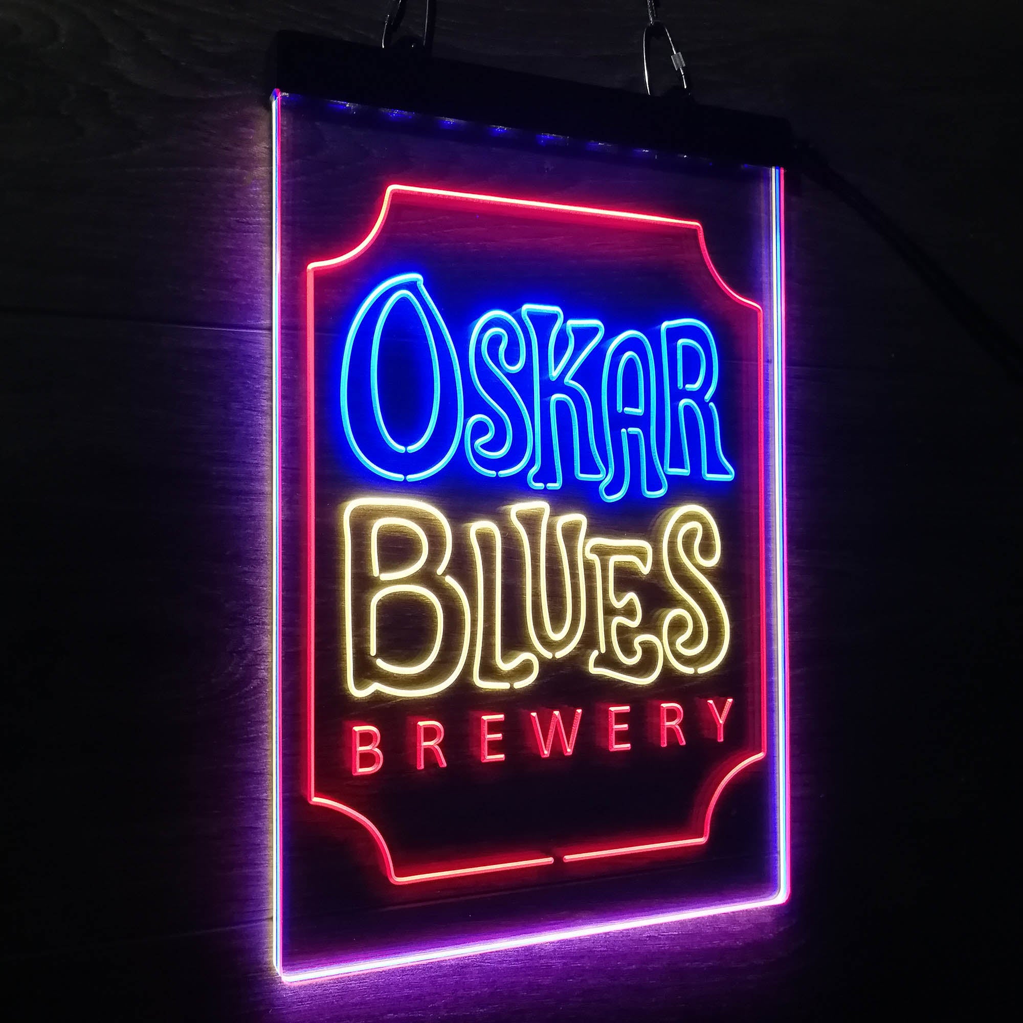 Oskar Blues Brewery Neon 3-Color LED Sign