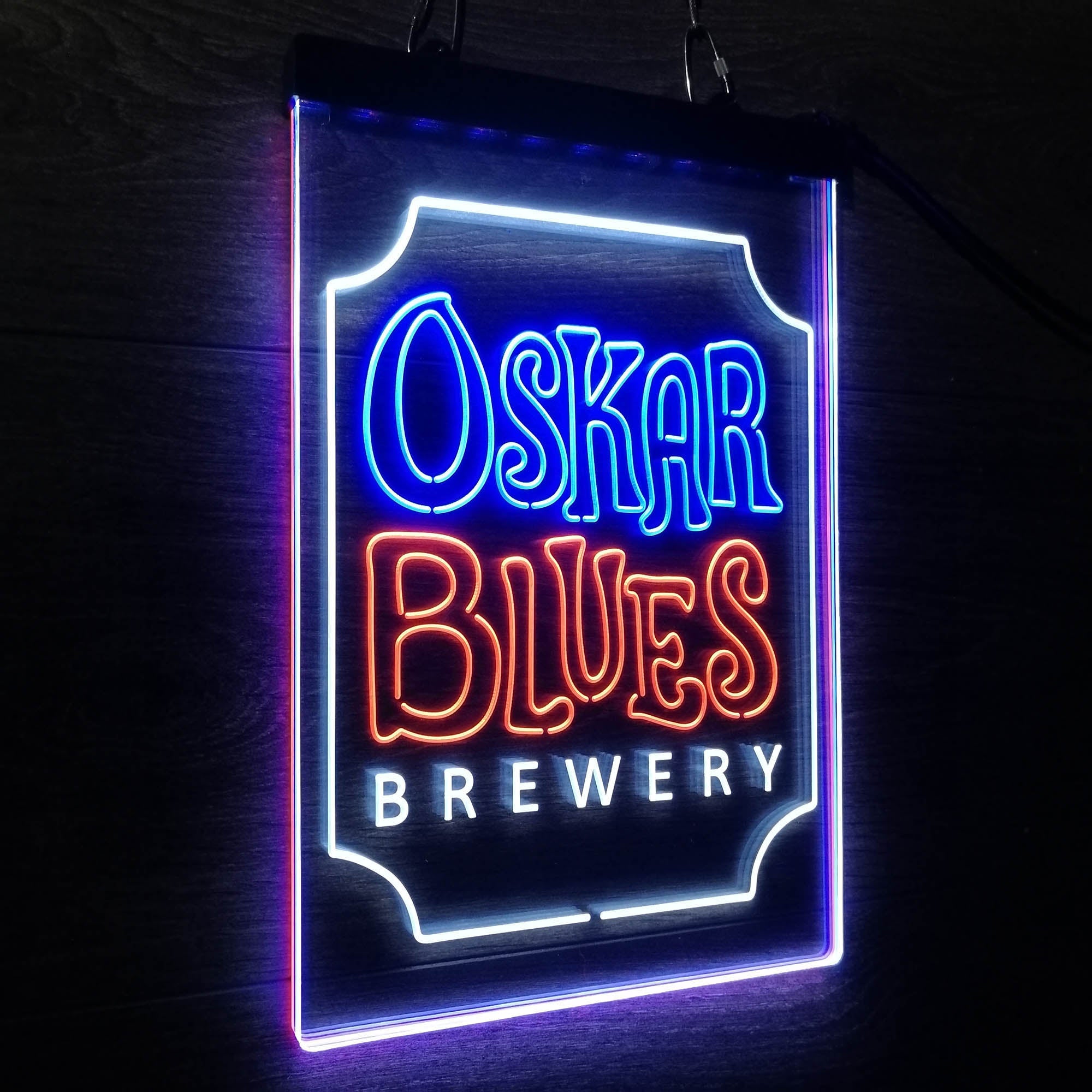 Oskar Blues Brewery Neon 3-Color LED Sign