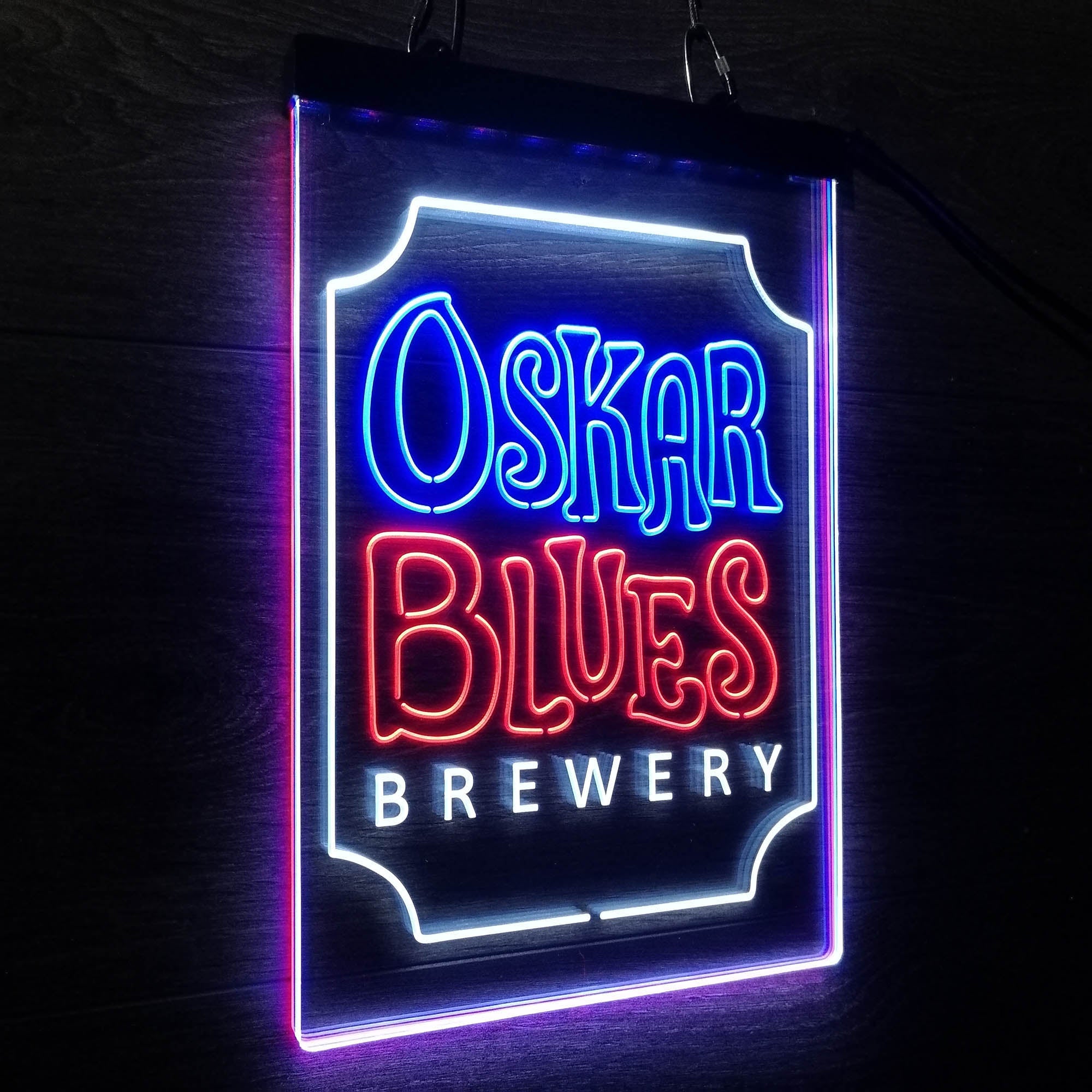 Oskar Blues Brewery Neon 3-Color LED Sign