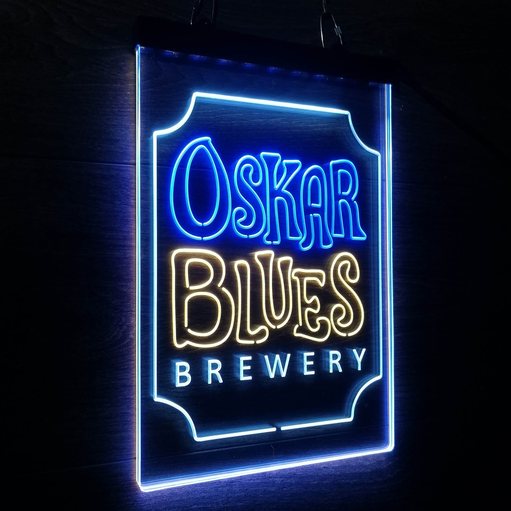 Oskar Blues Brewery Neon 3-Color LED Sign