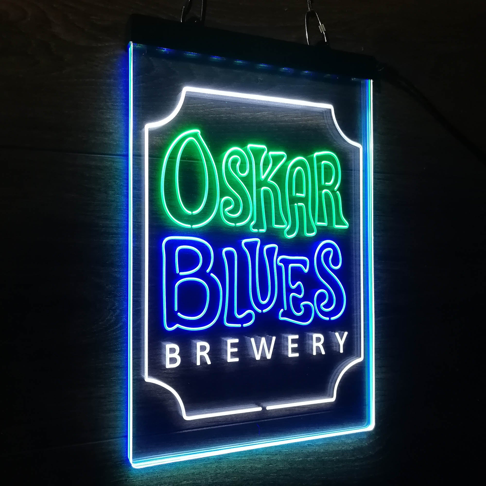 Oskar Blues Brewery Neon 3-Color LED Sign