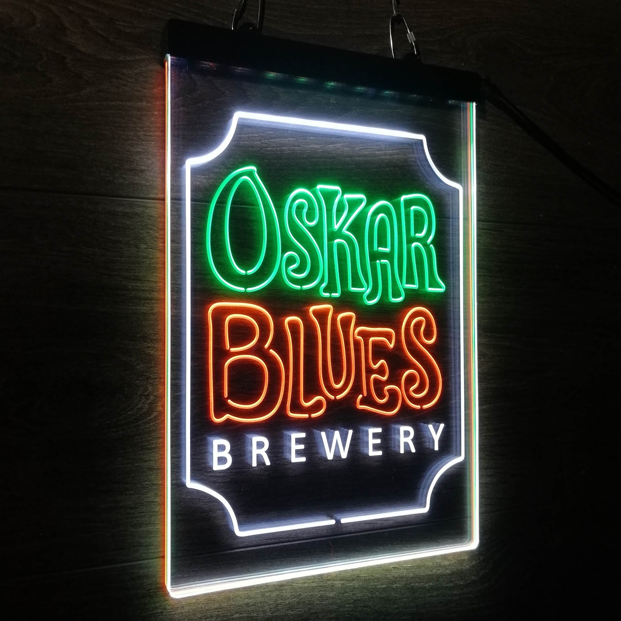 Oskar Blues Brewery Neon 3-Color LED Sign